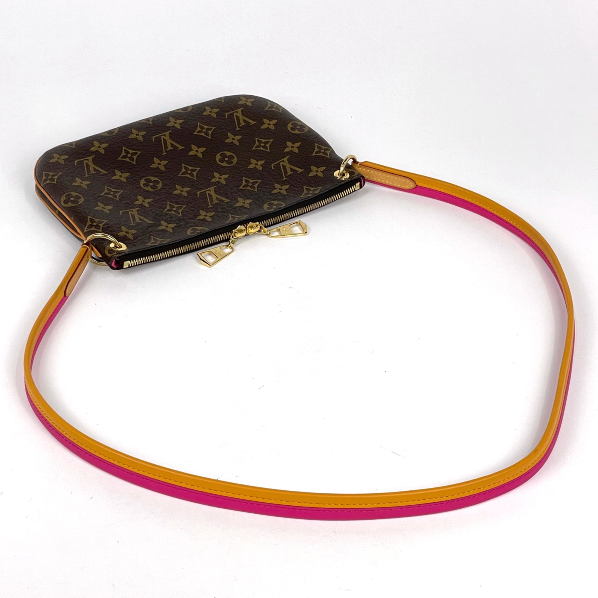 Louis Vuitton Brown Monogram Shoulder Bag (Pre-Owned)