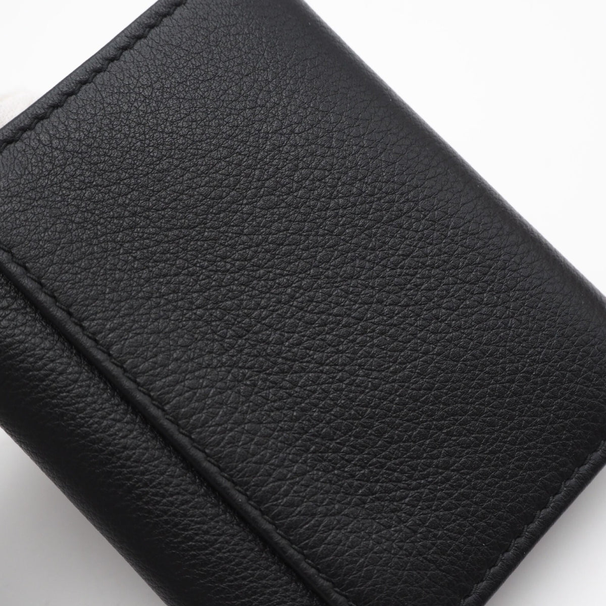 Prada Black Leather Wallet (Tri-Fold) (Pre-Owned)