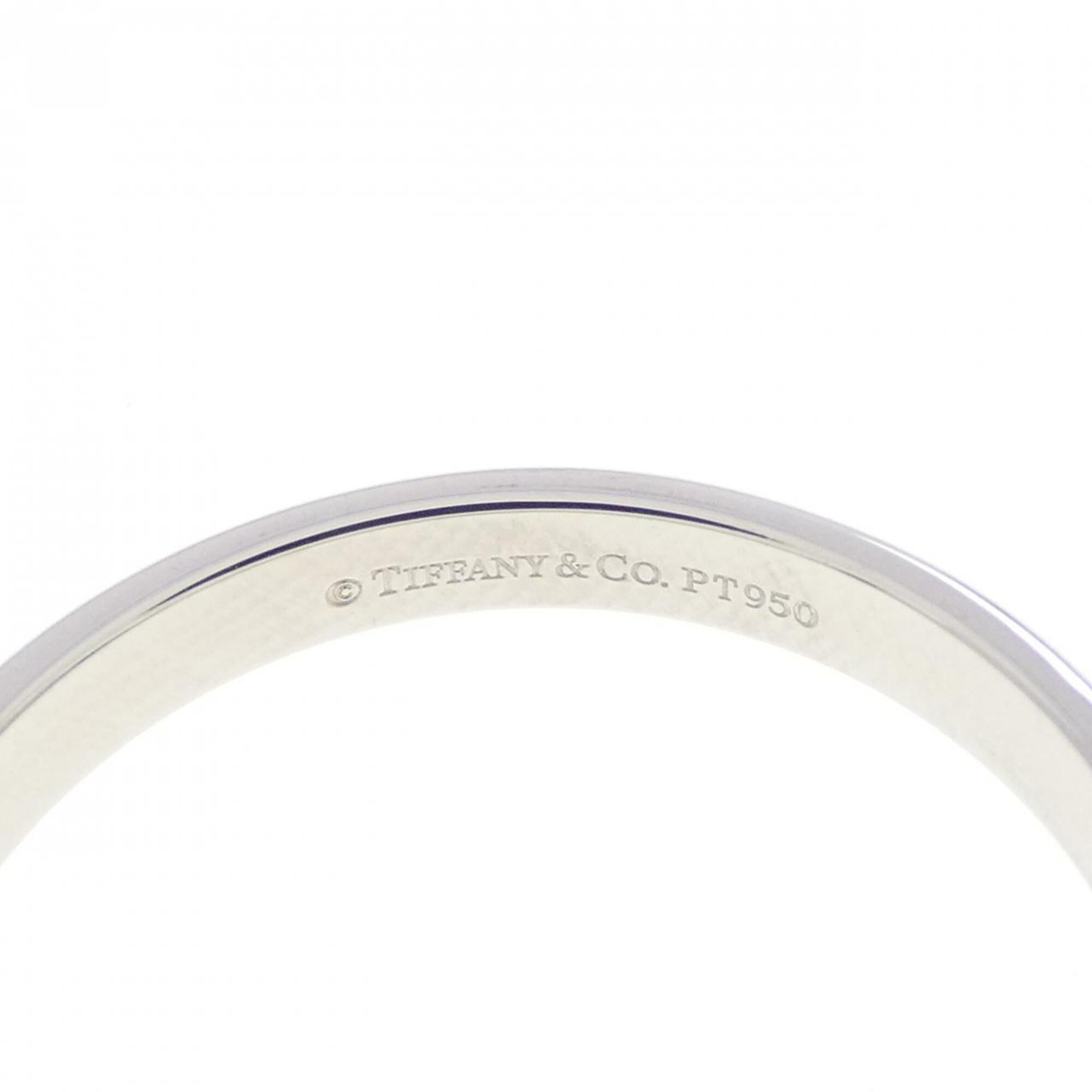 Tiffany Silver Platinum 950 Band Ring (Pre-Owned)