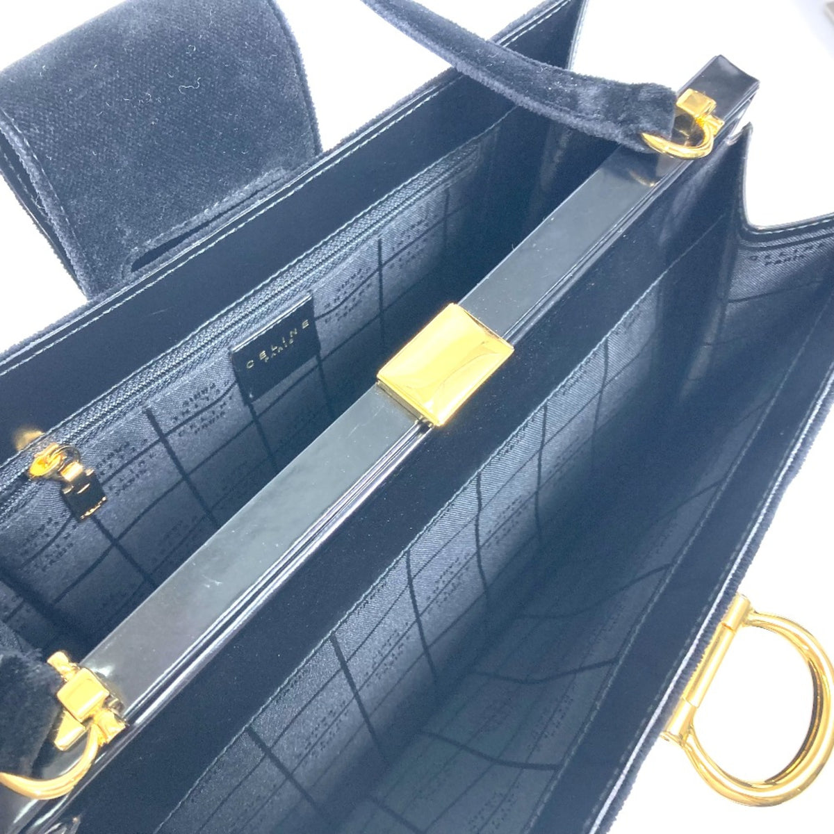 Celine Black Leather Shoulder Bag (Pre-Owned)