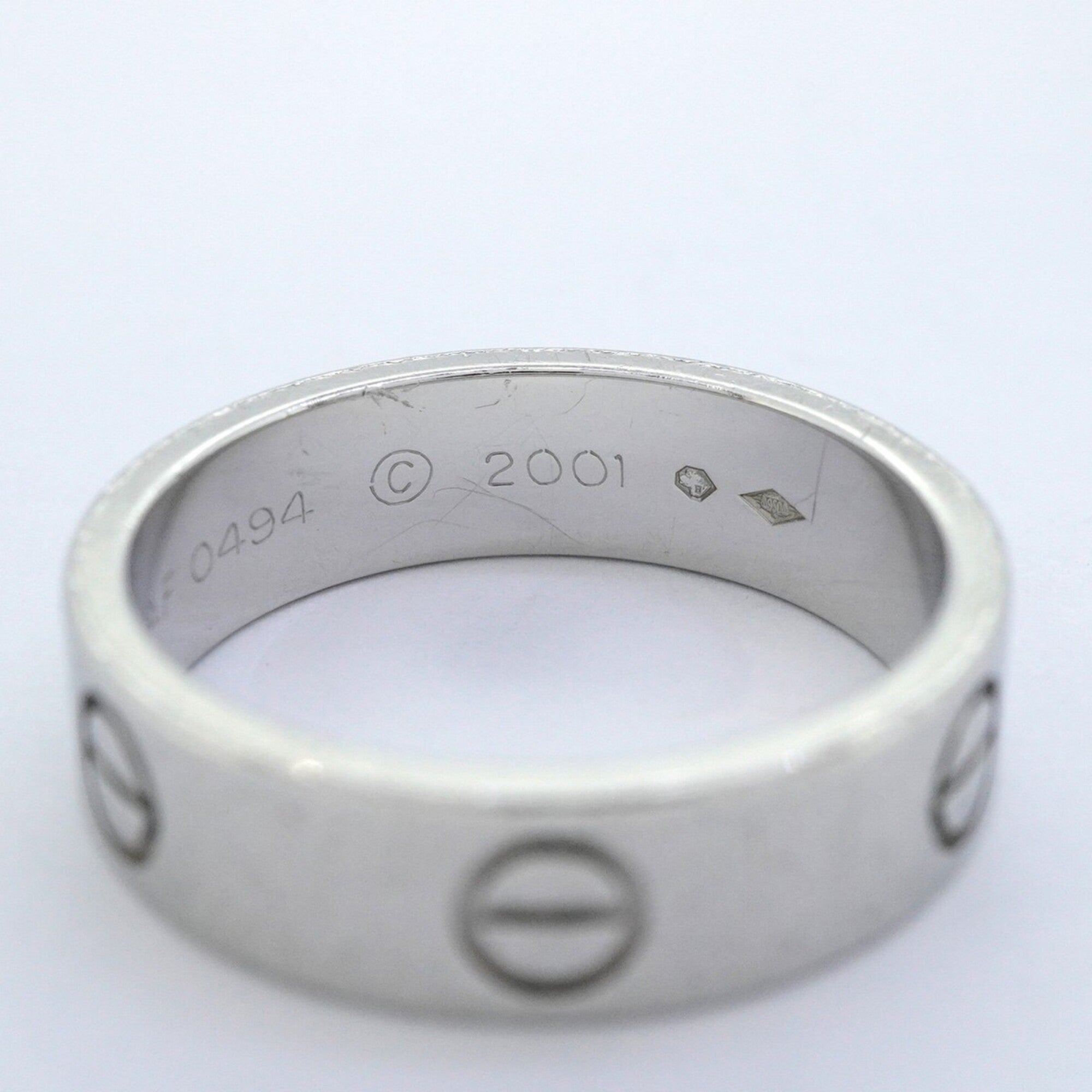 Cartier Platinum 950 Band Ring (Pre-Owned)