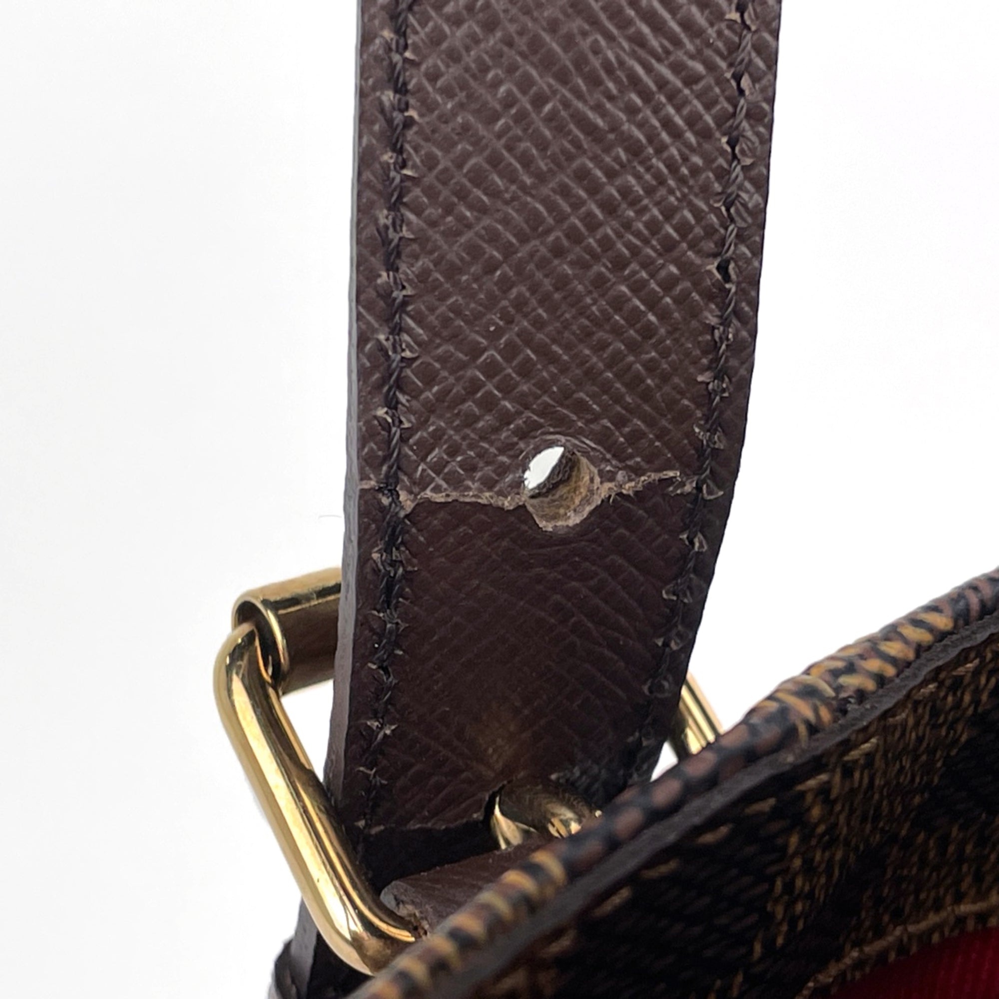 Louis Vuitton Brown Damier Canvas Damier Canvas Handbag (Pre-Owned)