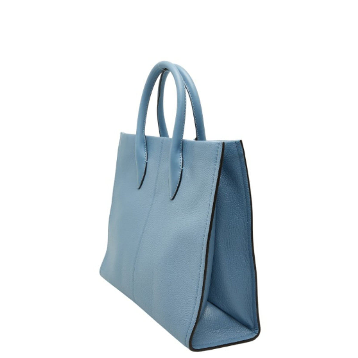Michael Kors Blue Leather Handbag Shoulder Bag Tote Bag (Pre-Owned)