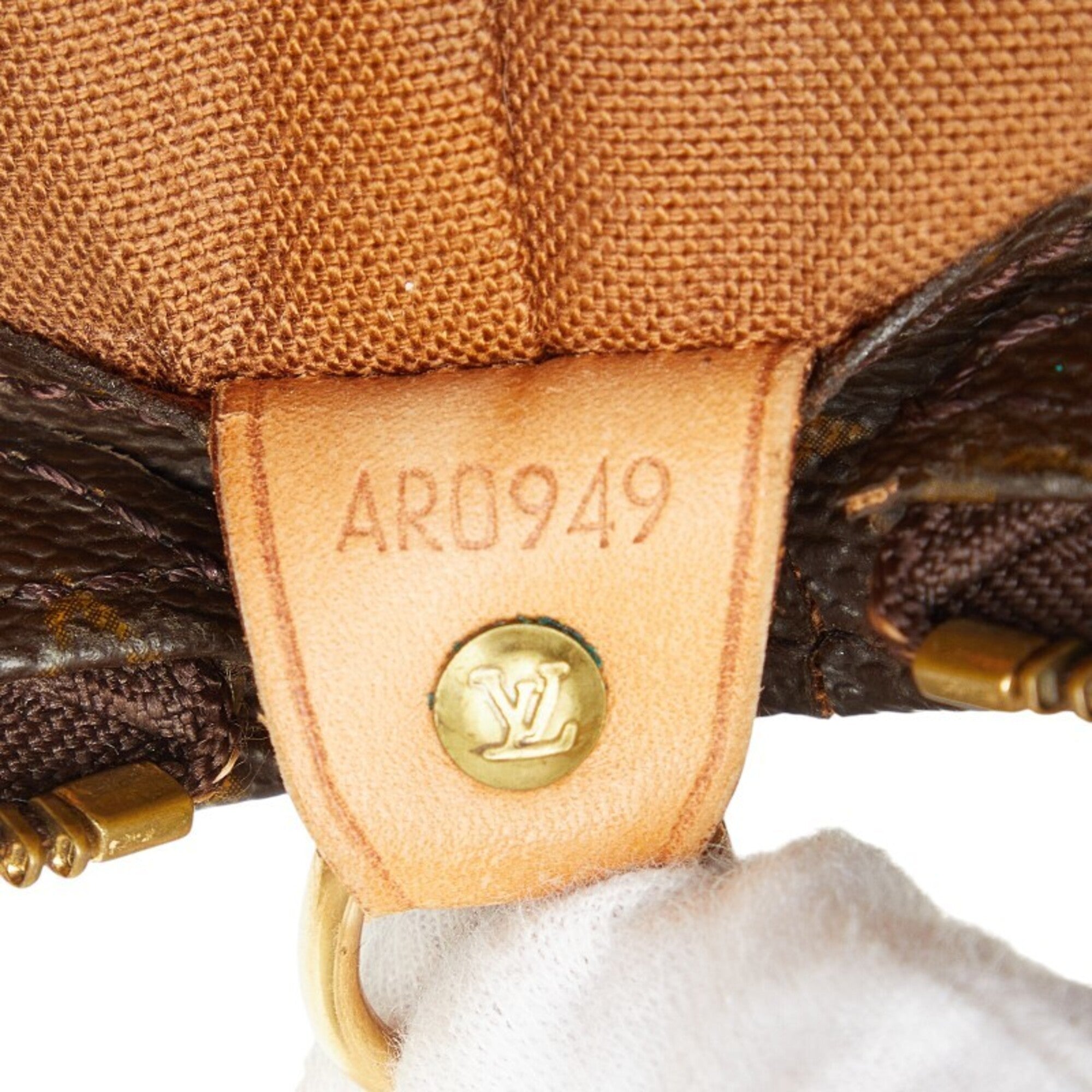 Louis Vuitton Brown Pvc Leather Shoulder Bag Tote Bag (Pre-Owned)