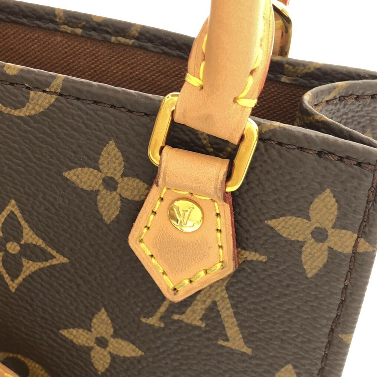 Louis Vuitton Marron Coated Canvas Handbag (Pre-Owned)