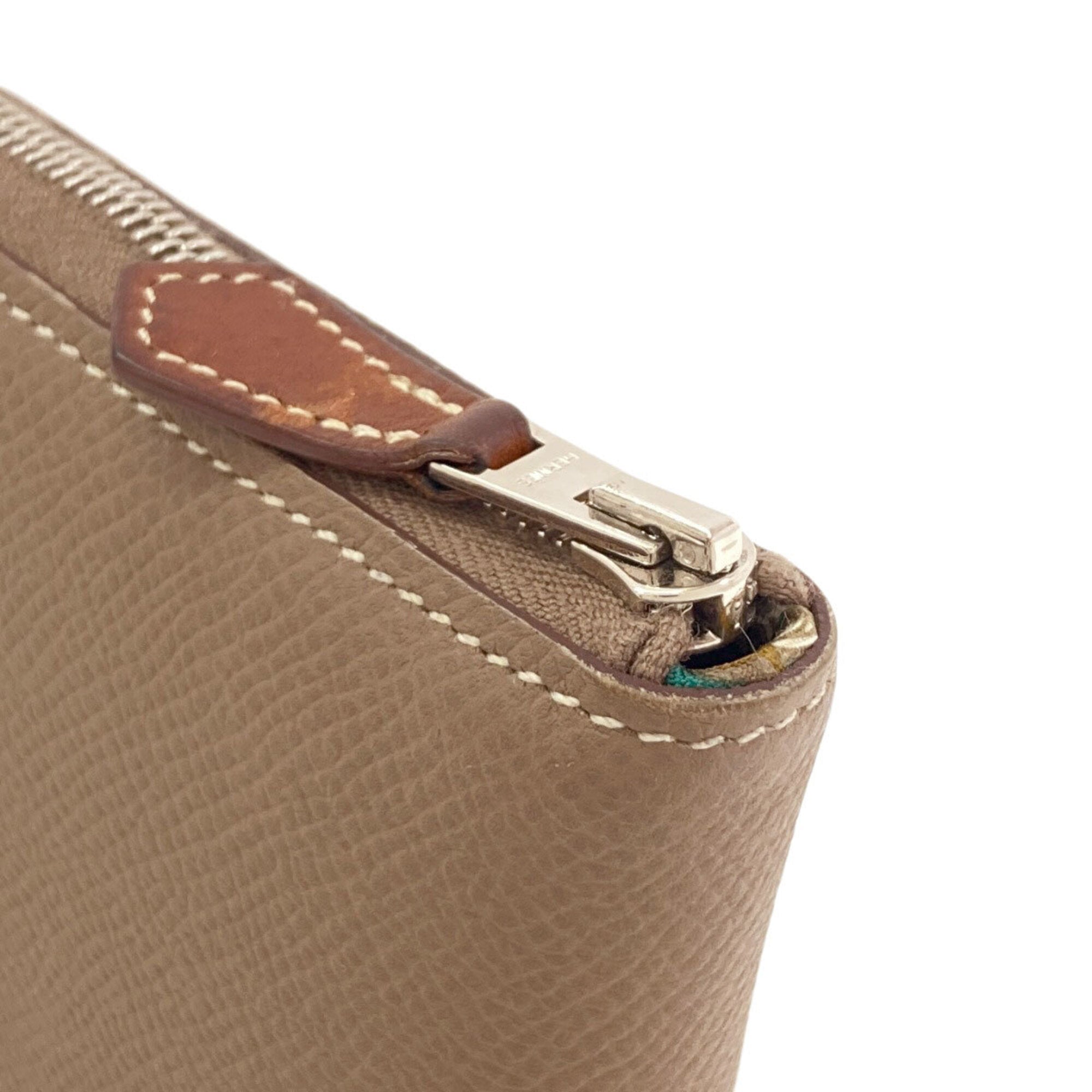 Hermes Etoupe Gray Epsom Leather Wallet (Bi-Fold) (Pre-Owned)
