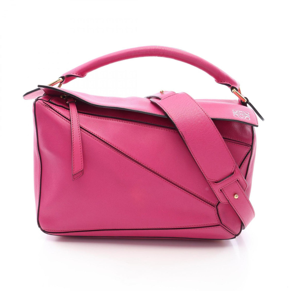 Loewe Pink Leather Handbag (Pre-Owned)