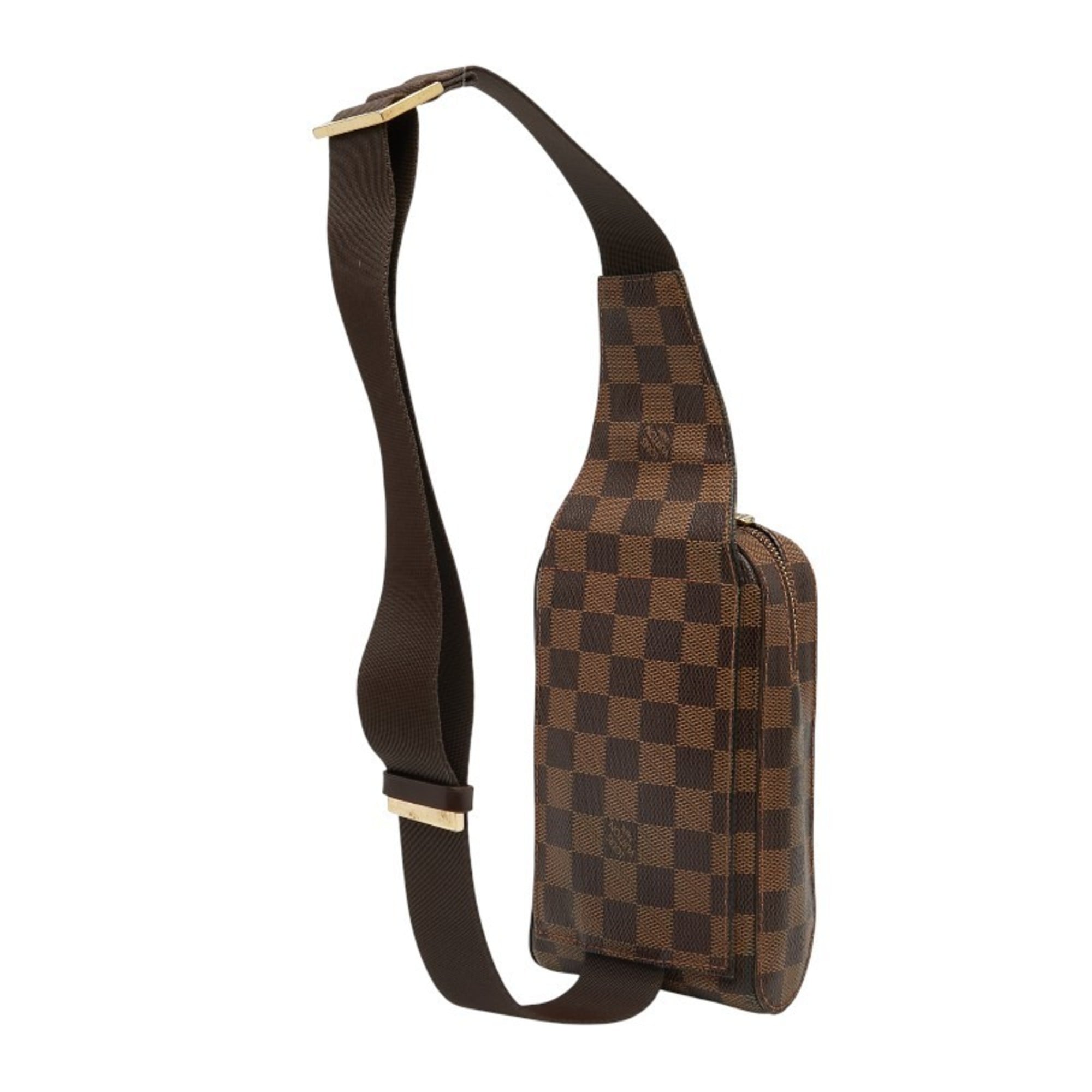 Louis Vuitton Damier Brown Pvc Leather Shoulder Bag Sling Bag (Pre-Owned)