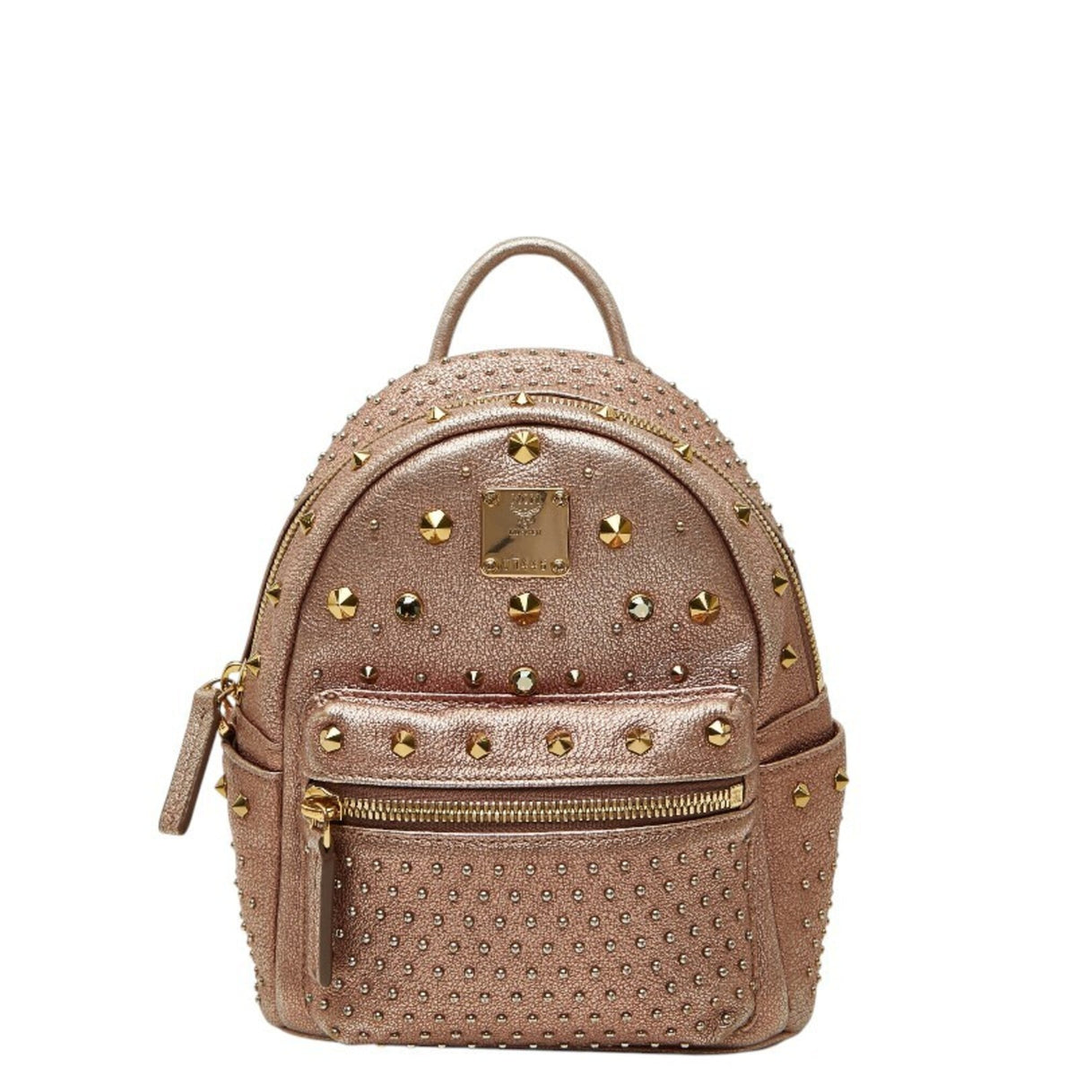 Mcm Pink Leather Backpack (Pre-Owned)