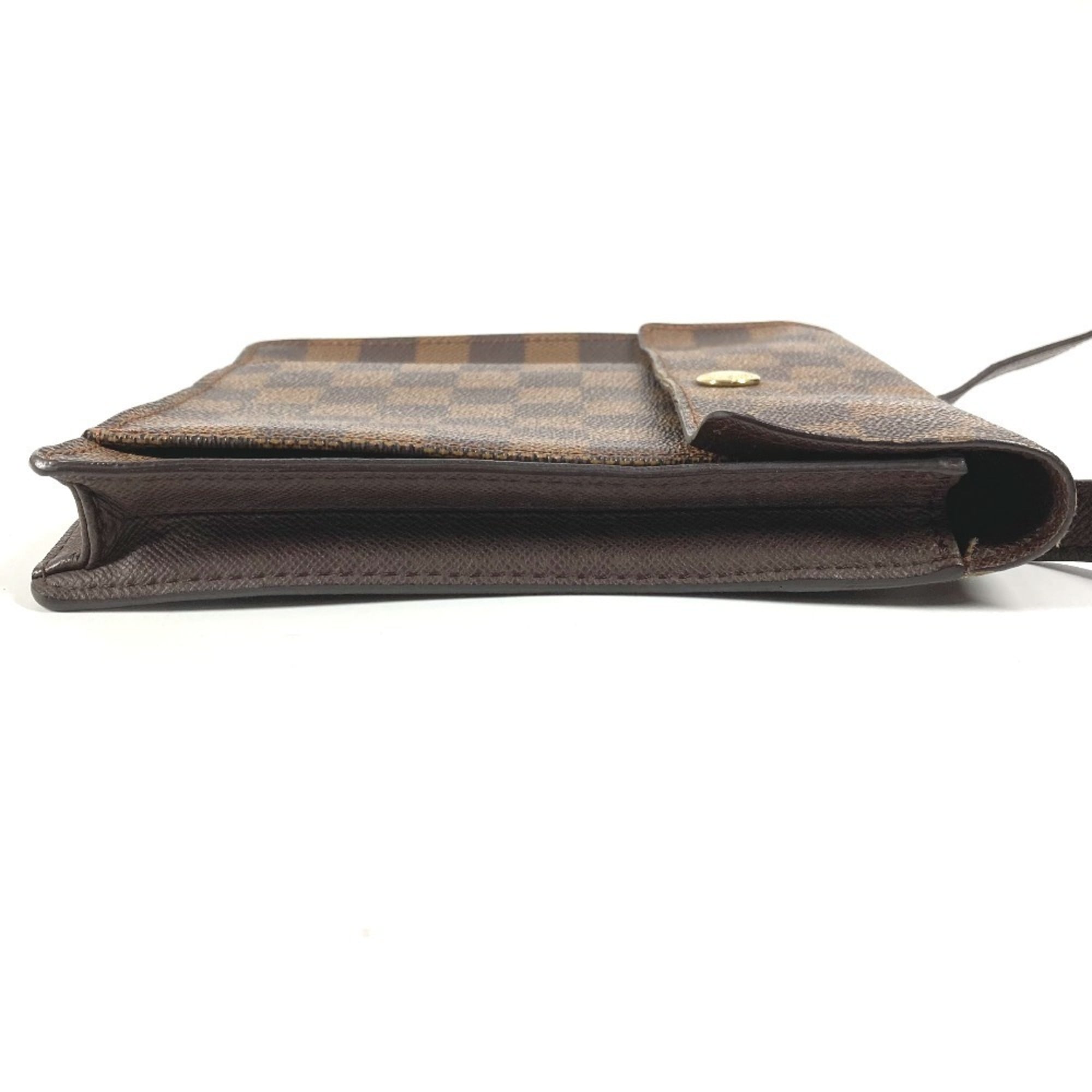 Louis Vuitton Brown Damier Canvas Ebene Damier Canvas Pochette Shoulder Bag (Pre-Owned)