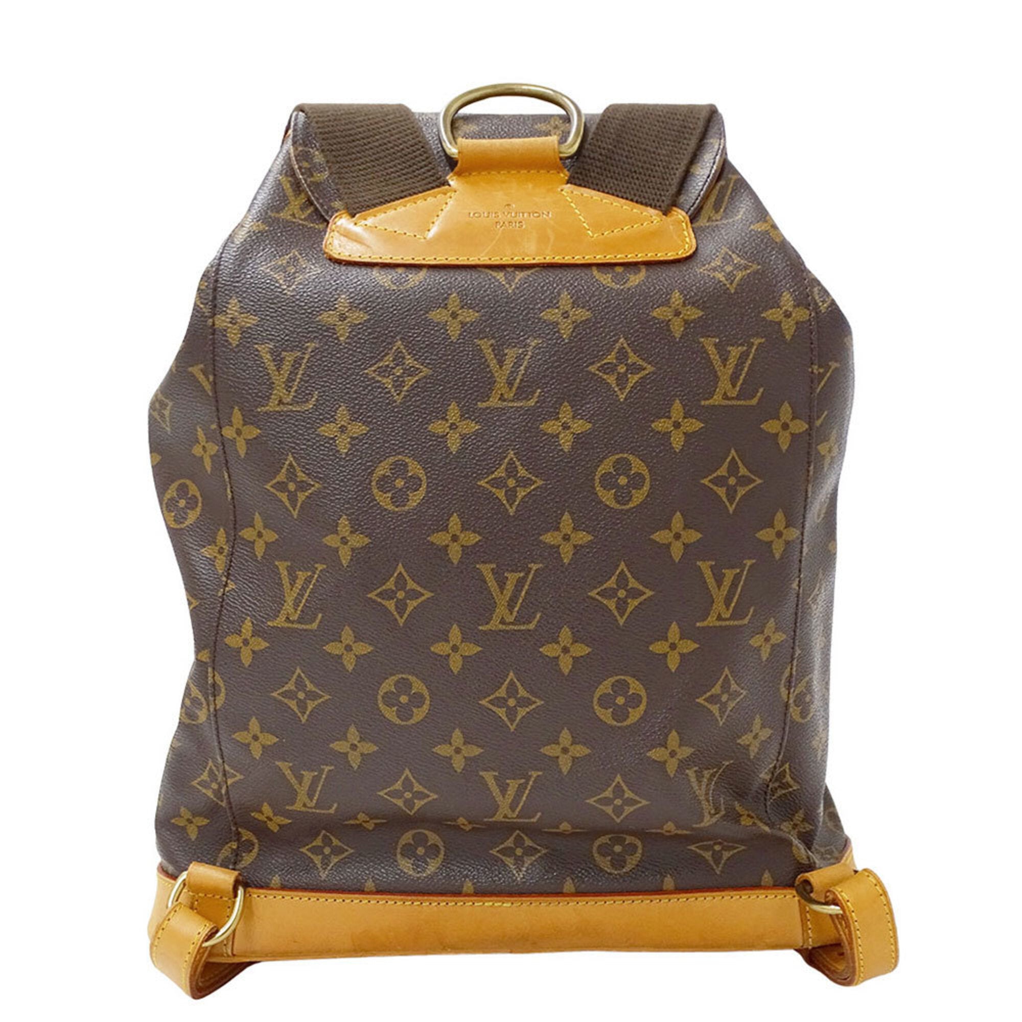 Louis Vuitton Brown Monogram Canvas Backpack (Pre-Owned)