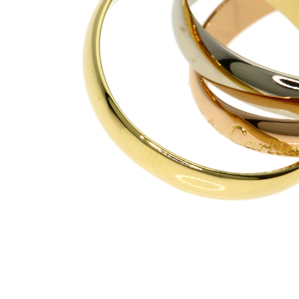 Cartier Trinity Yellow Gold (18K) Pink Gold (18K) White Gold (18K) Band Ring (Pre-Owned)
