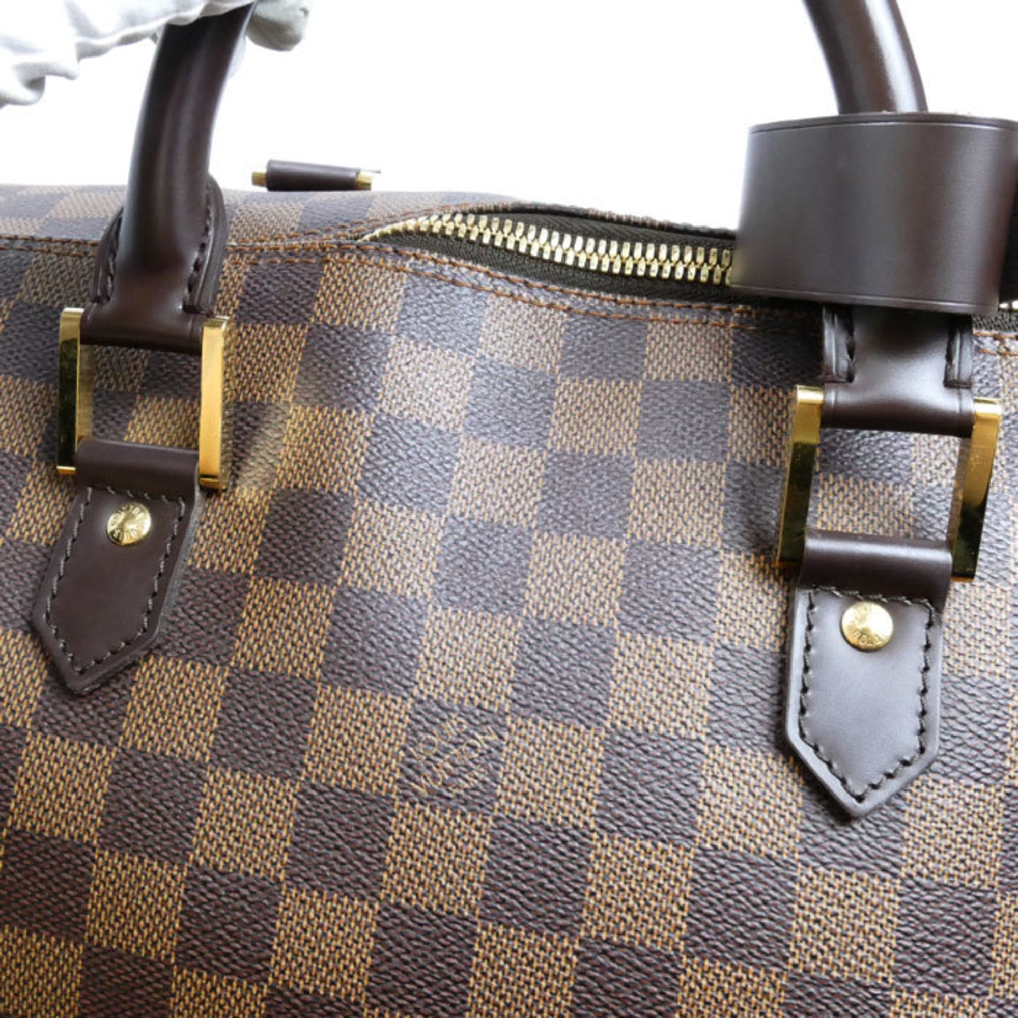 Louis Vuitton Damier Canvas Damier Canvas Handbag (Pre-Owned)