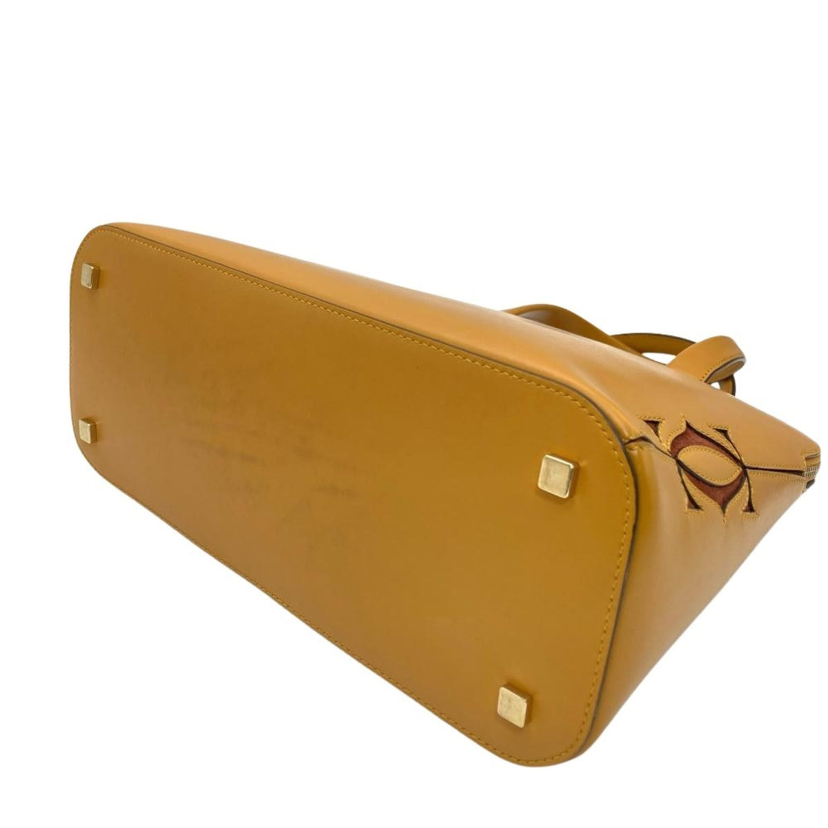 Cartier Camel Leather Handbag (Pre-Owned)