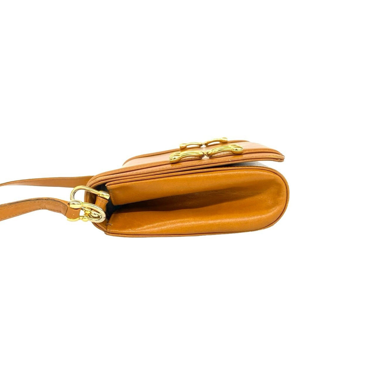 Gucci Brown Leather Shoulder Bag (Pre-Owned)
