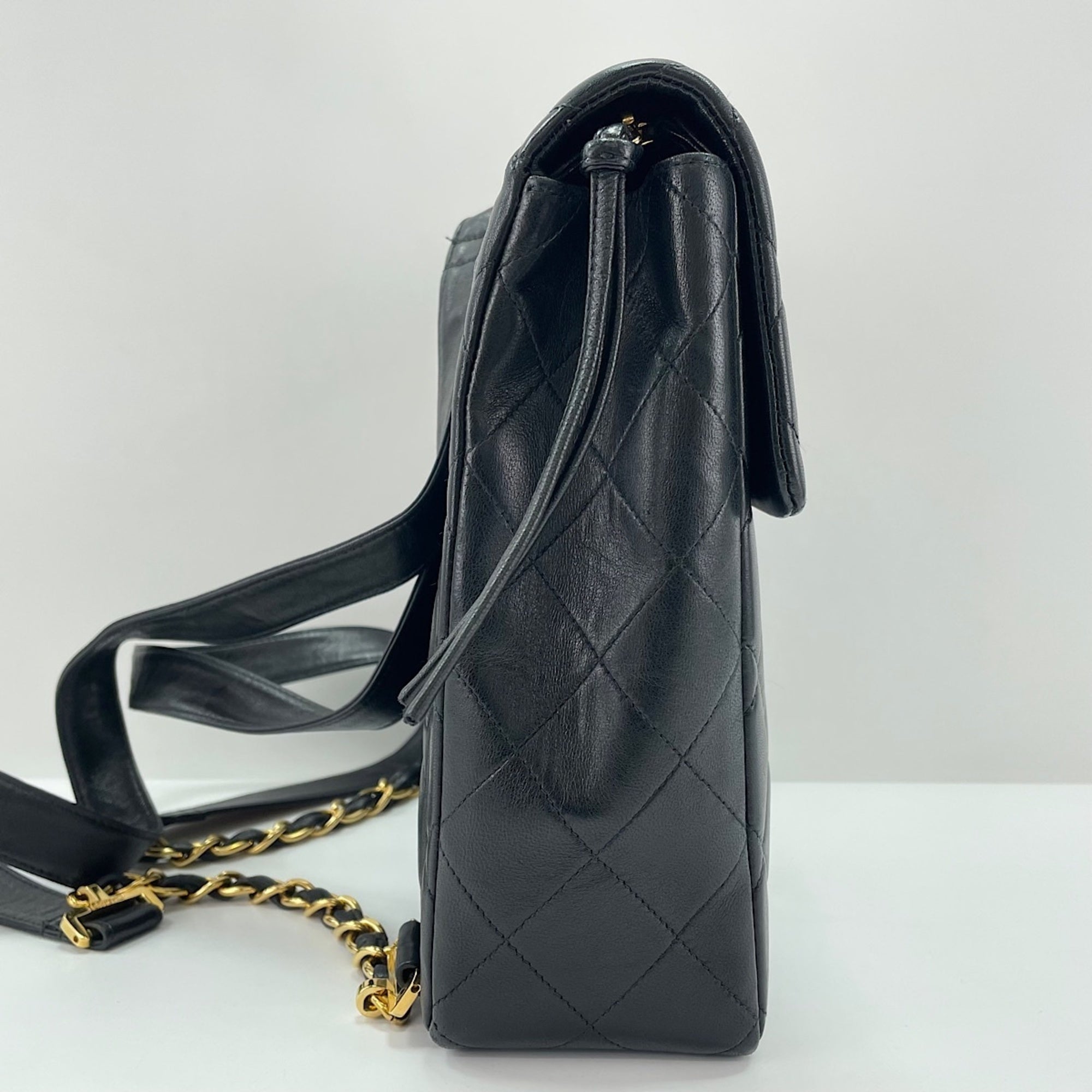 Chanel Matelasse Black Backpack (Pre-Owned)