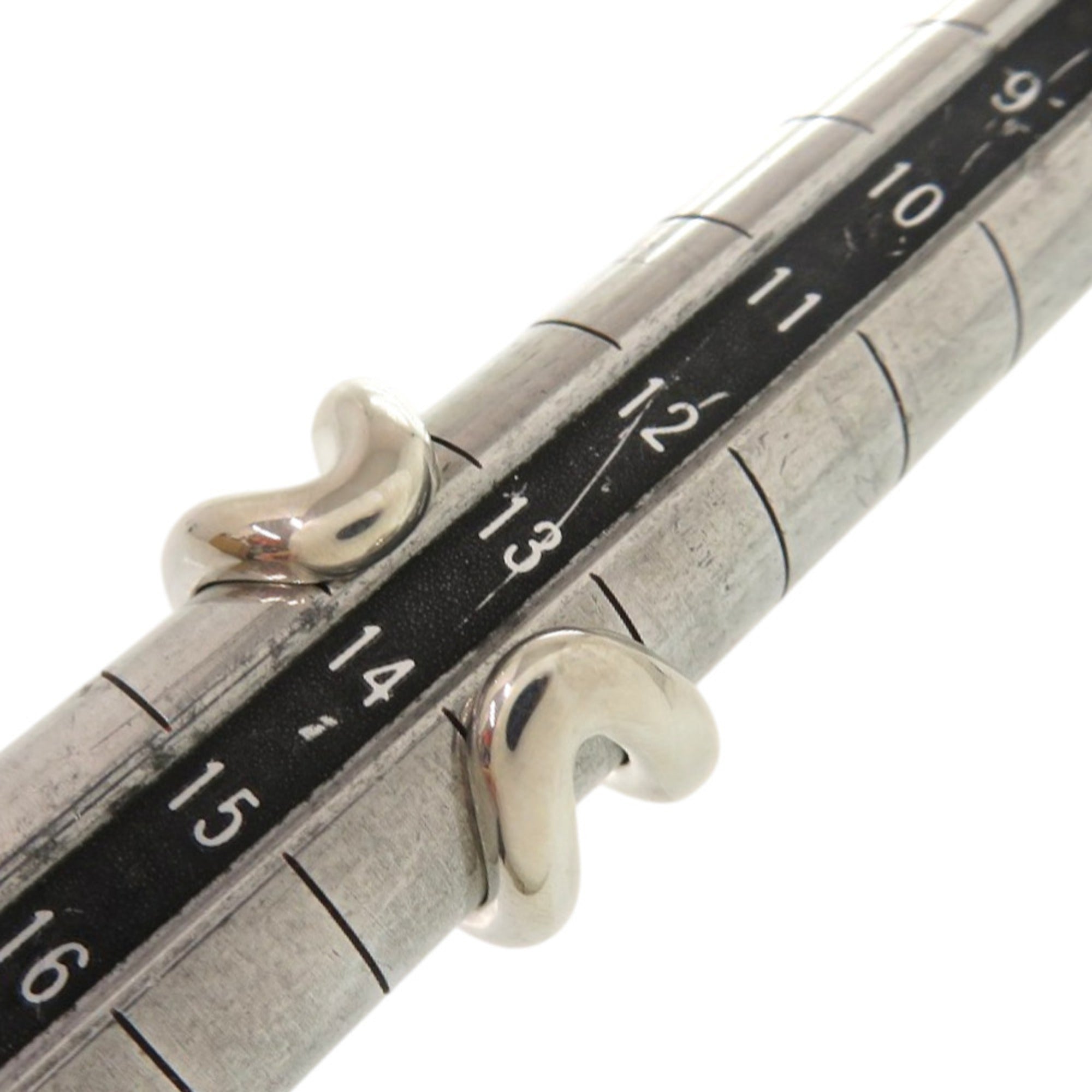 Hermes Silver Silver 925 Band Ring (Pre-Owned)