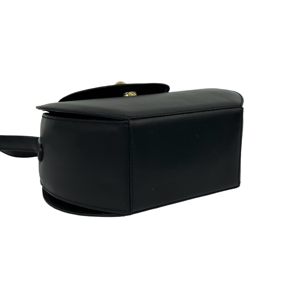 Celine Black Leather Pochette Shoulder Bag (Pre-Owned)