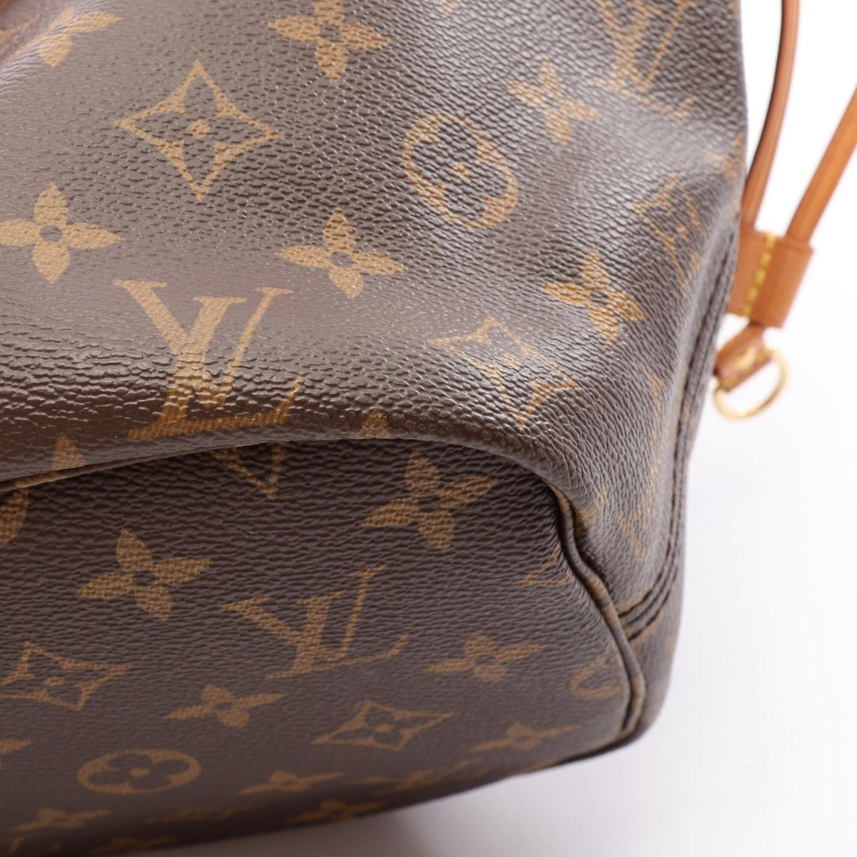 Louis Vuitton Brown Monogram Handbag Pouch Tote Bag (Pre-Owned)