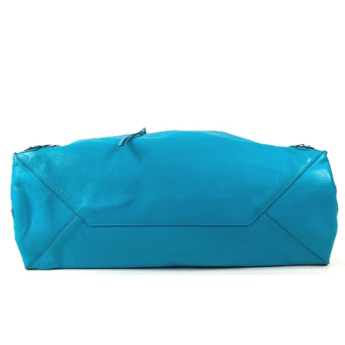 Louis Vuitton Blue Leather Shoulder Bag Tote Bag (Pre-Owned)