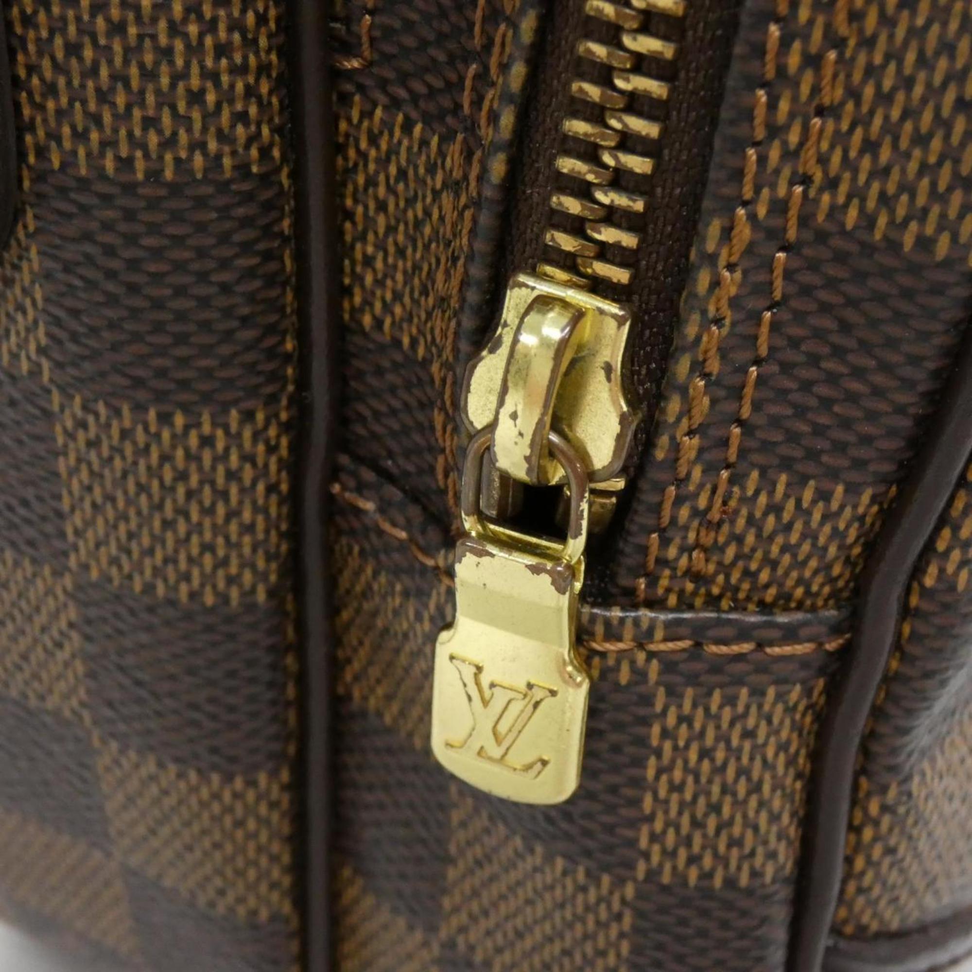 Louis Vuitton Ebene Coated Canvas Shoulder Bag (Pre-Owned)