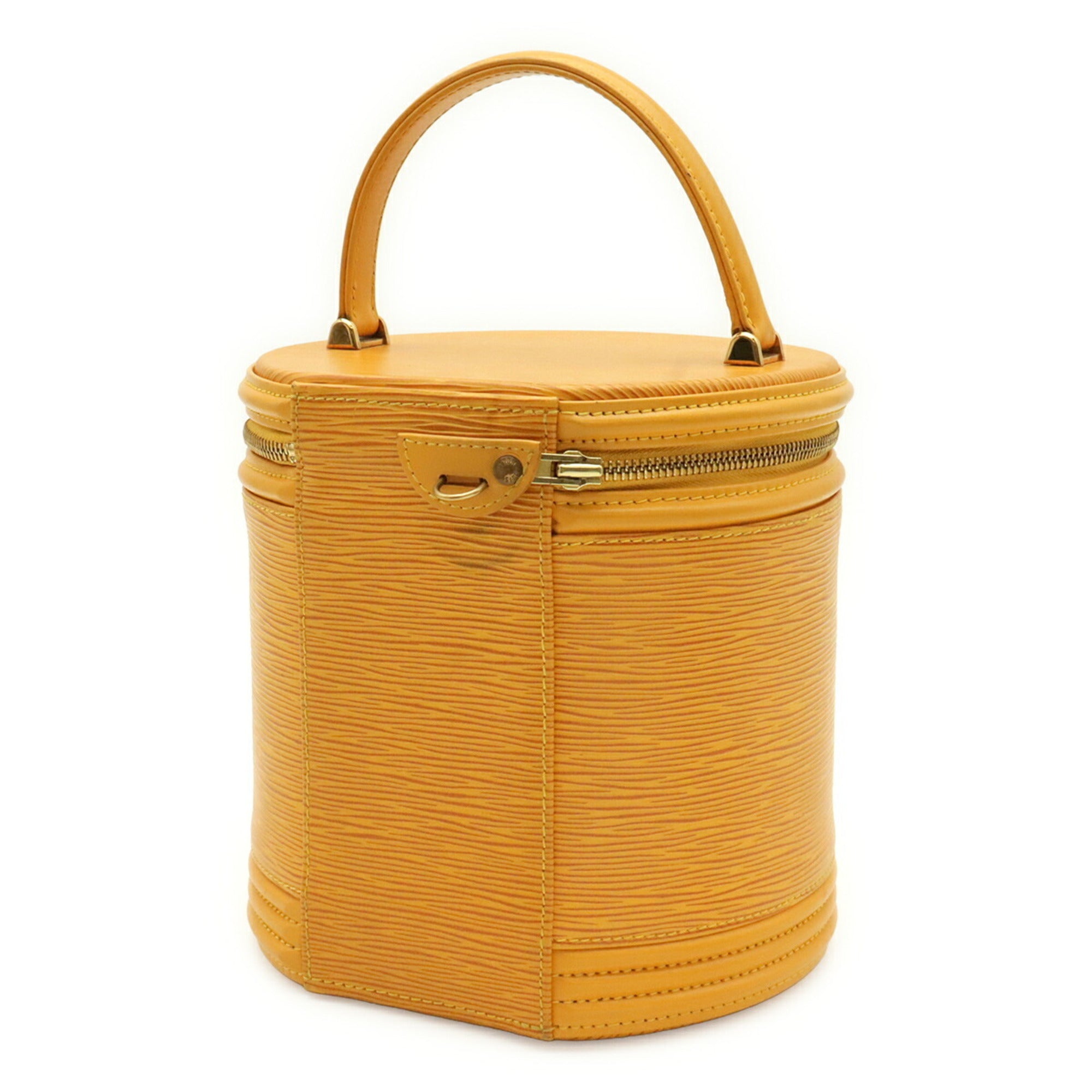 Louis Vuitton Yellow Epi Leather Handbag Vanity Bag (Pre-Owned)