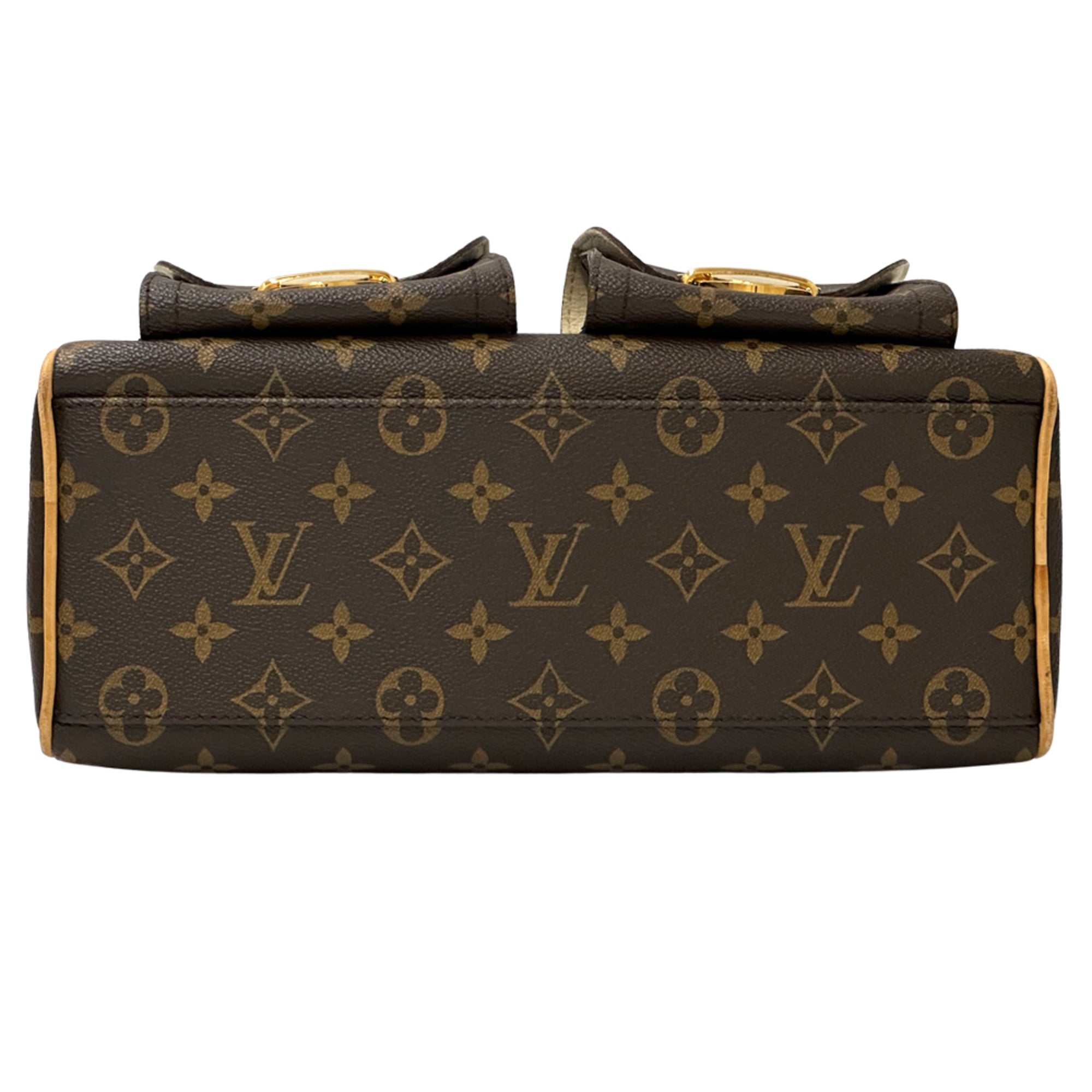Louis Vuitton Brown Monogram Canvas Handbag (Pre-Owned)