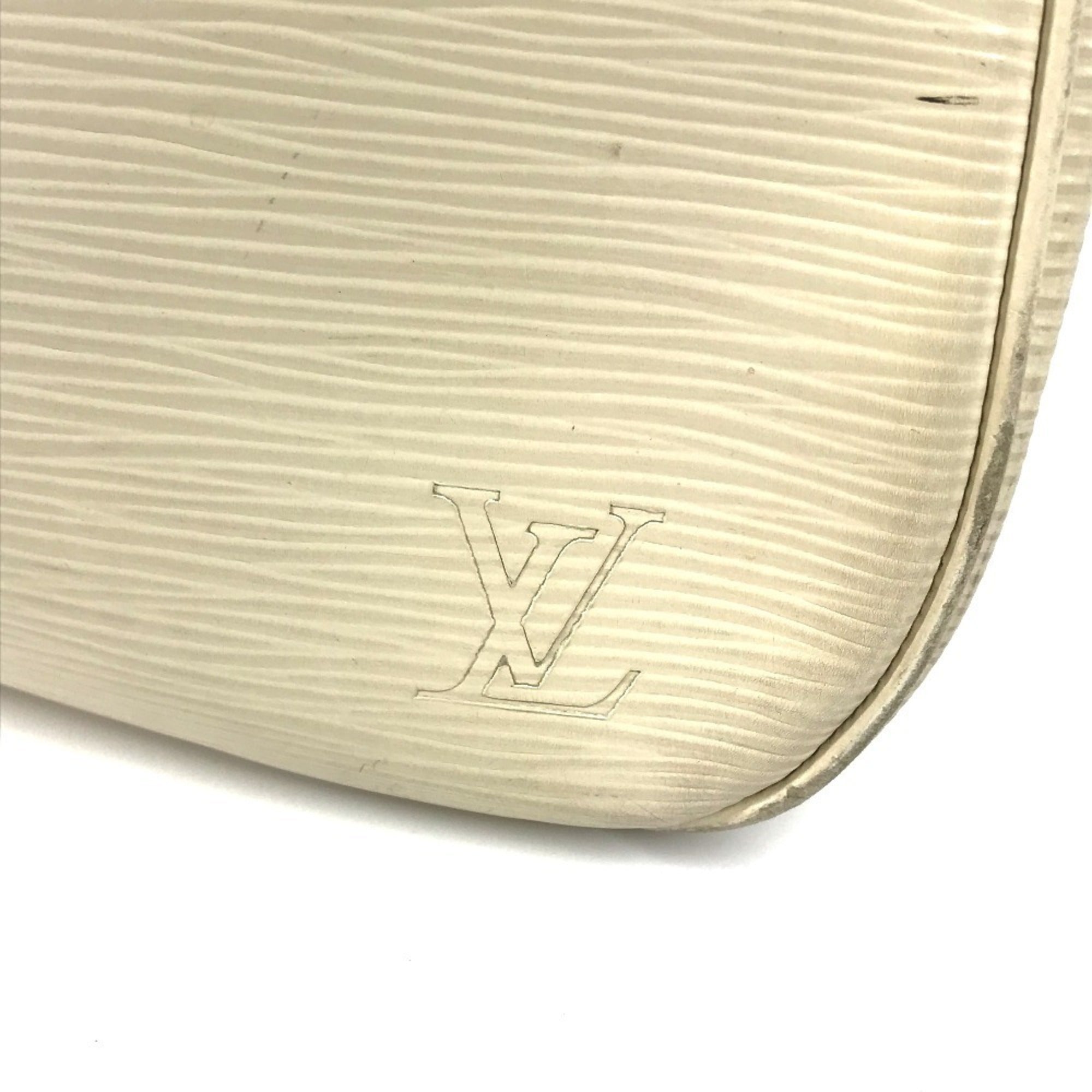 Louis Vuitton Lv Off White White Epi Leather Handbag Tote Bag (Pre-Owned)