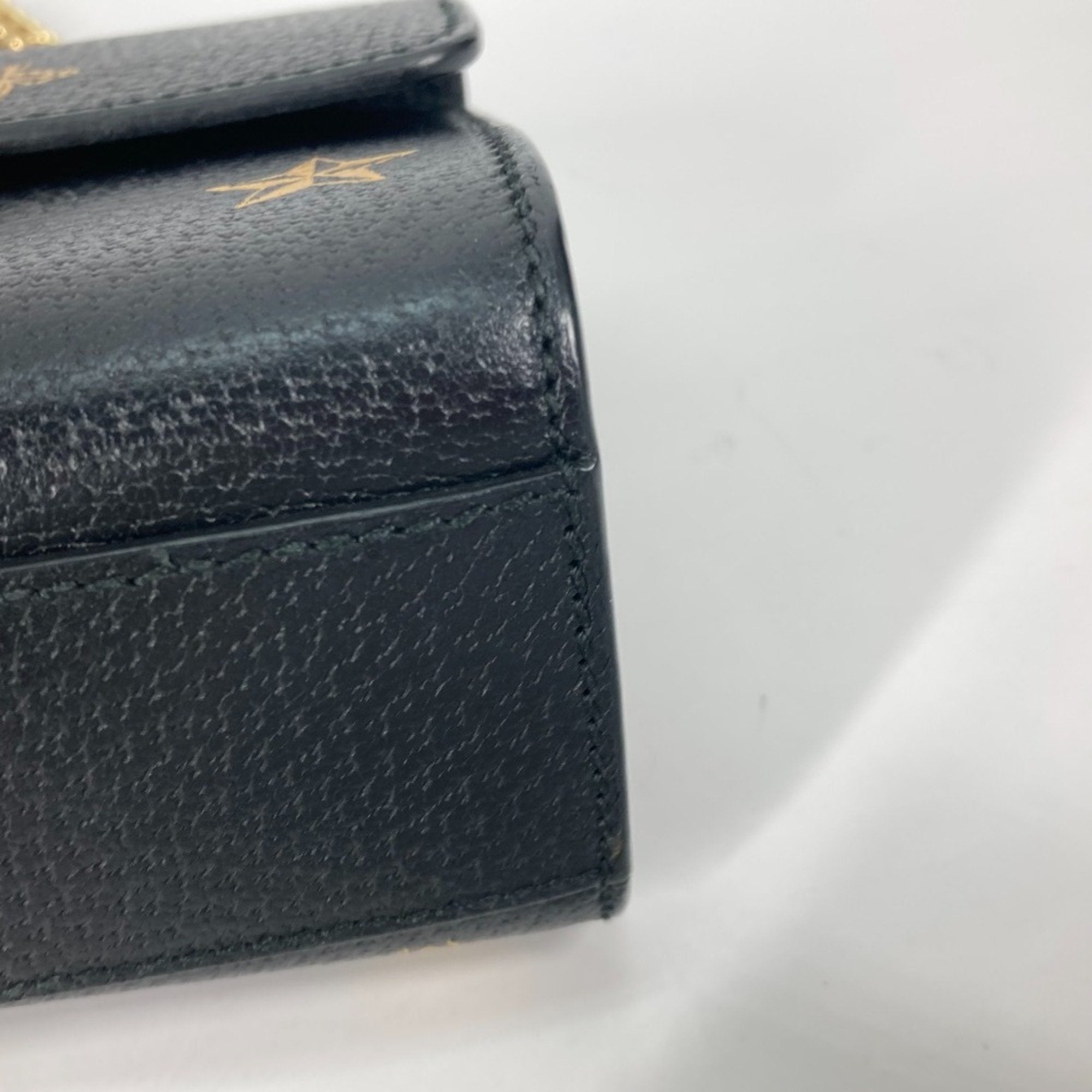 Gucci Black Leather Shoulder Bag (Pre-Owned)