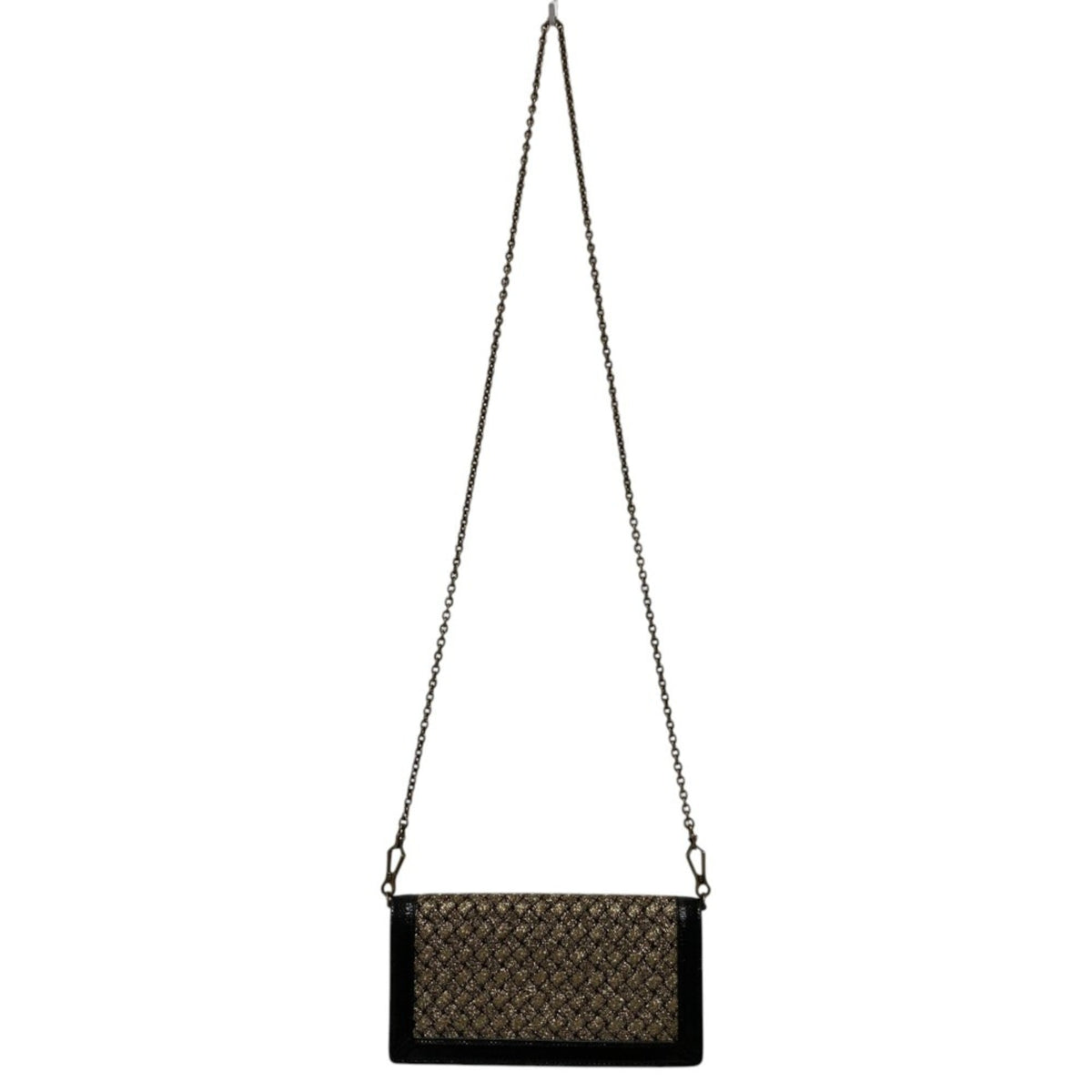 Bottega Veneta Intrecciato Black Intrecciato Shoulder Bag (Pre-Owned)