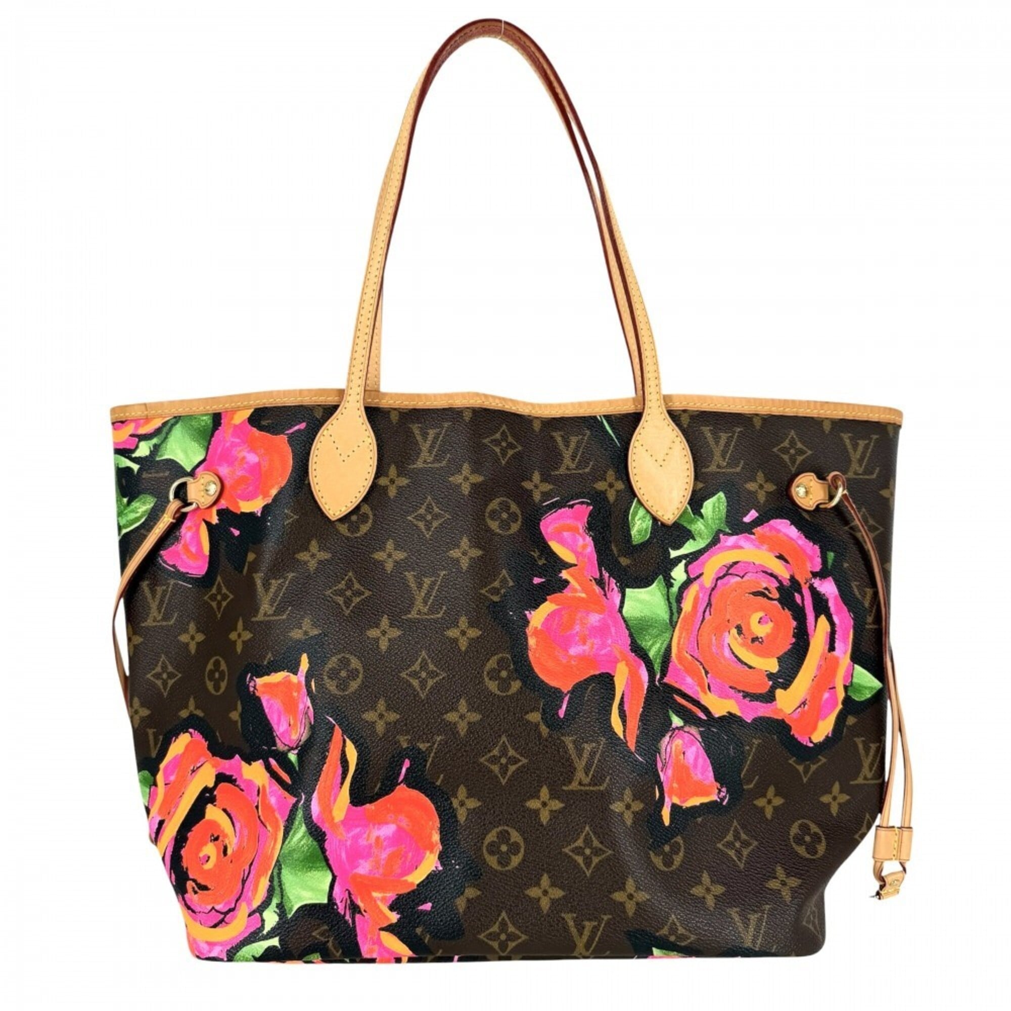 Louis Vuitton Monogram Brown Pink Monogram Rose Handbag Tote Bag (Pre-Owned)