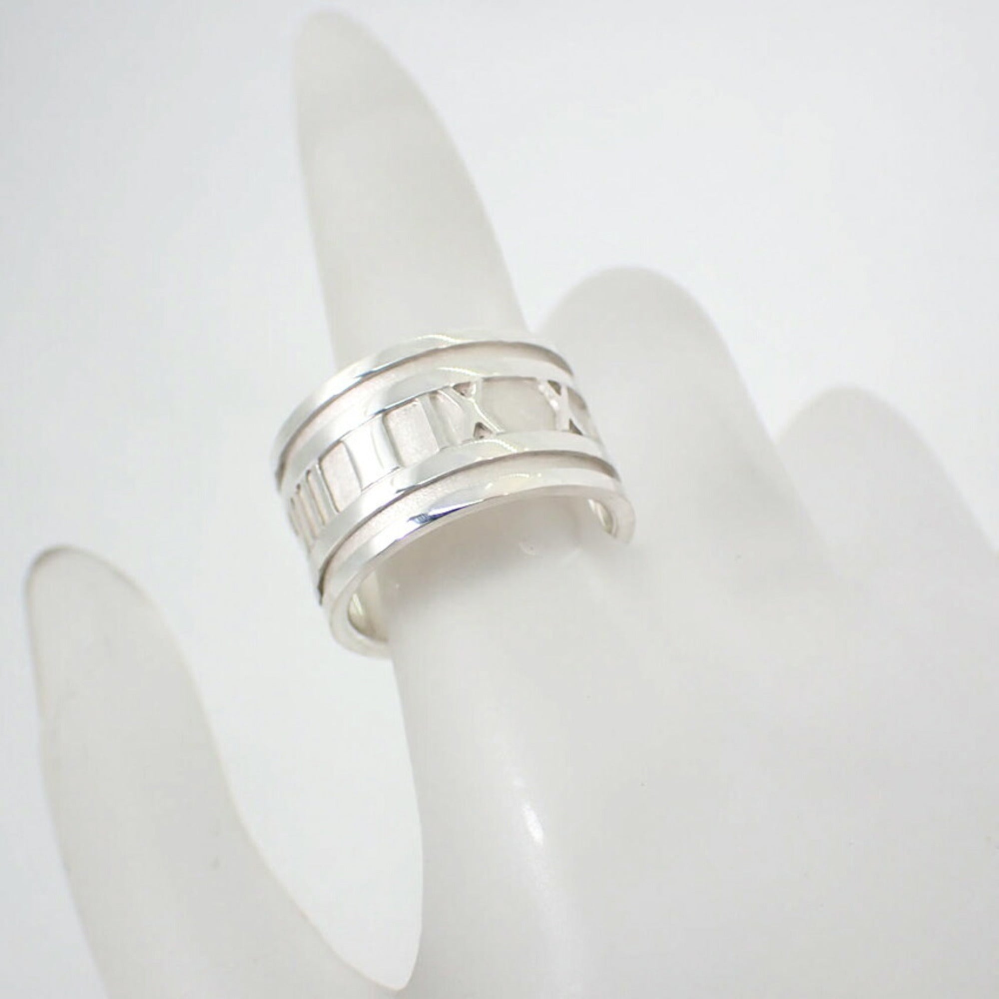 Tiffany Sterling Silver 925 Band Ring (Pre-Owned)