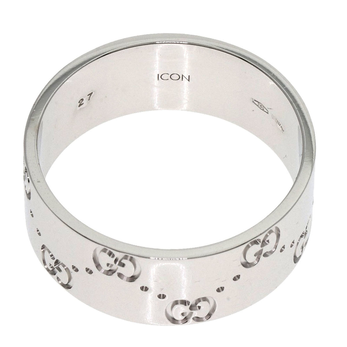 Gucci White Gold (18K) Band Ring (Pre-Owned)