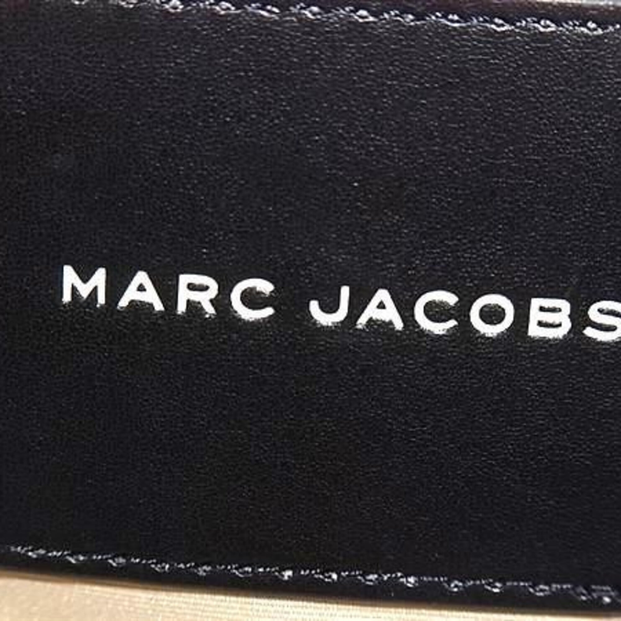 Marc Jacobs Beige Brown Polyester Handbag Shoulder Bag Tote Bag (Pre-Owned)