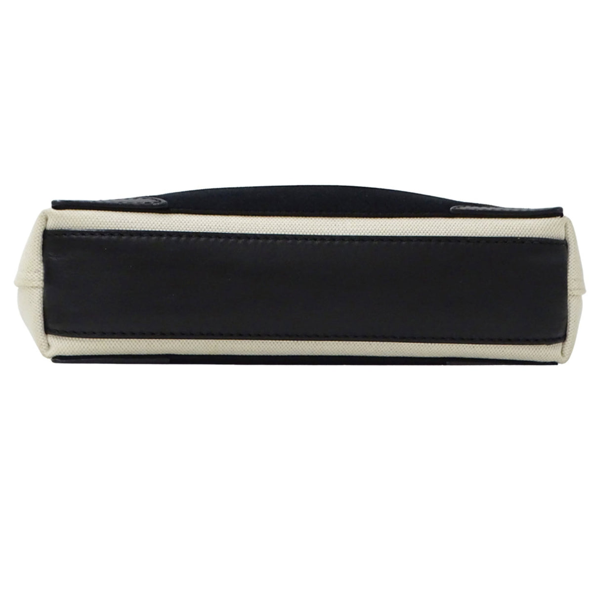 Balenciaga Black White Yellow Canvas Handbag Pouch (Pre-Owned)