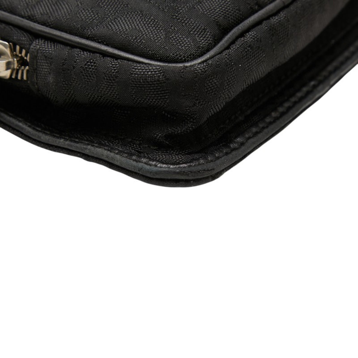 Christian Dior Black Canvas Leather Shoulder Bag (Pre-Owned)