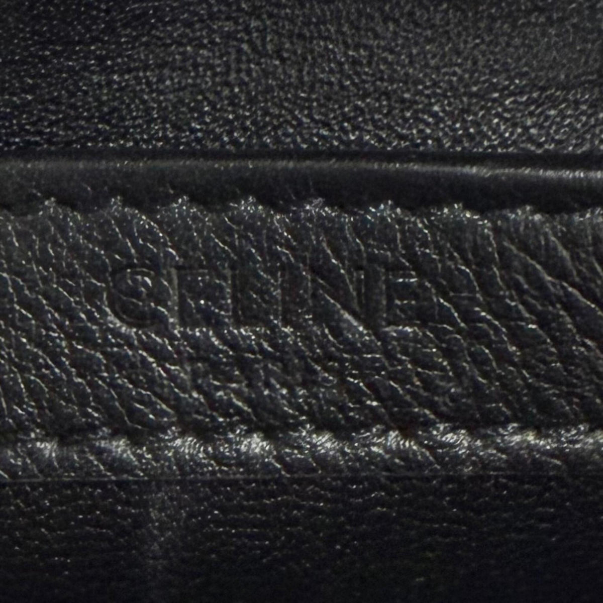 Celine Black Leather Shoulder Bag (Pre-Owned)