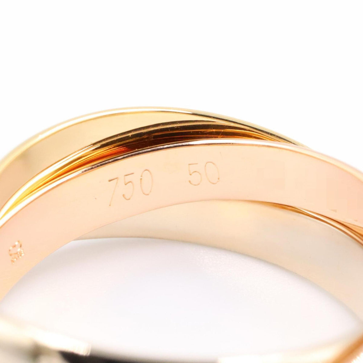 Cartier Gold Silver Yellow Gold (18K) Pink Gold (18K) White Gold (18K) Band Ring (Pre-Owned)