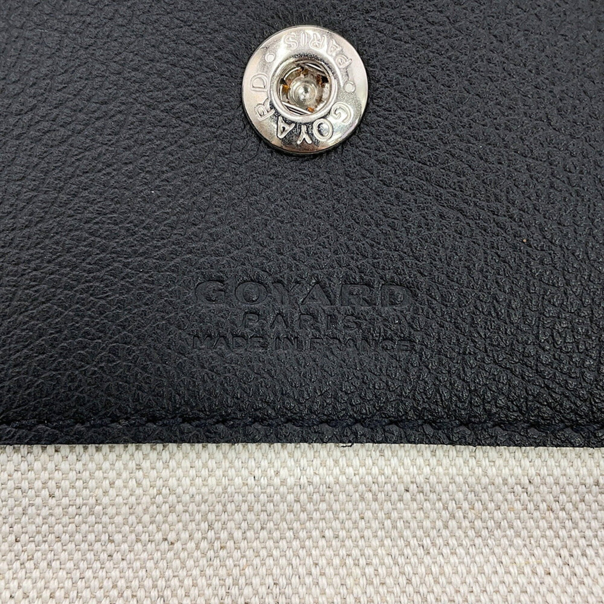 Goyard Black Pvc Leather Handbag Pouch Shoulder Bag (Pre-Owned)