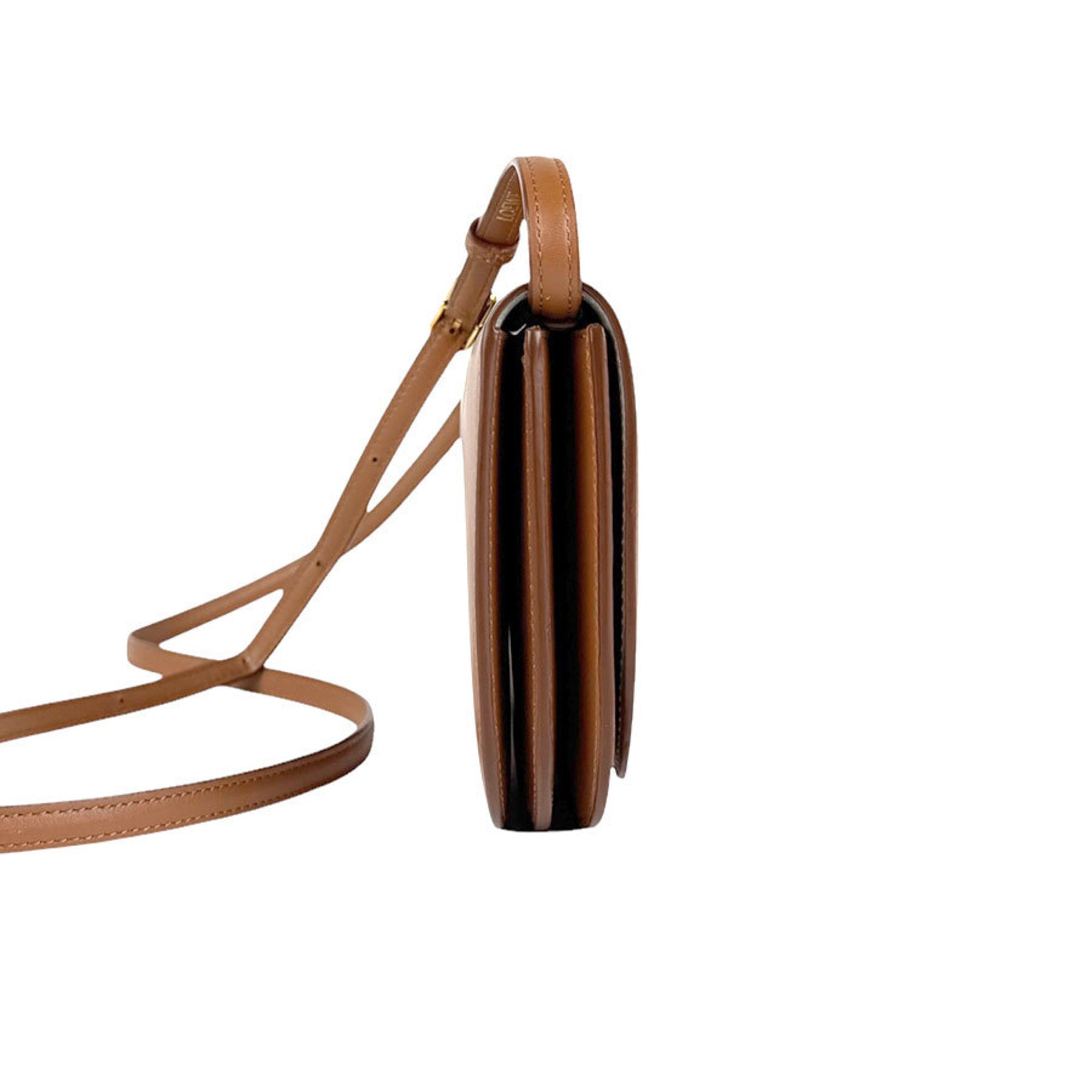 Loewe Brown Leather Shoulder Bag (Pre-Owned)