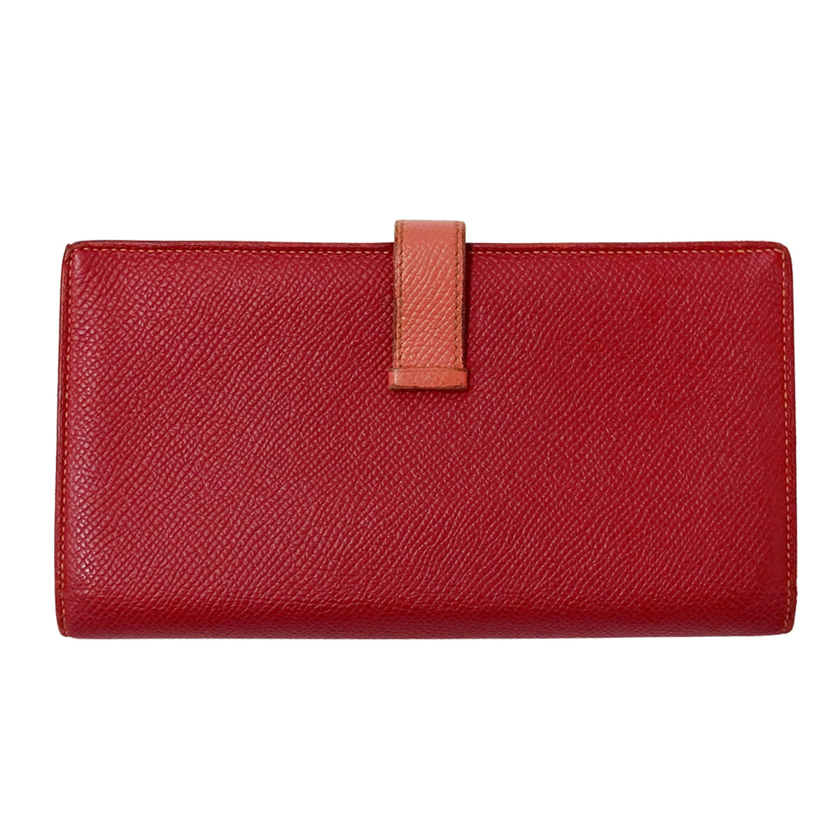 Hermes Pink Red Color Rouge Casaque Soufre Epsom Leather (Pre-Owned)
