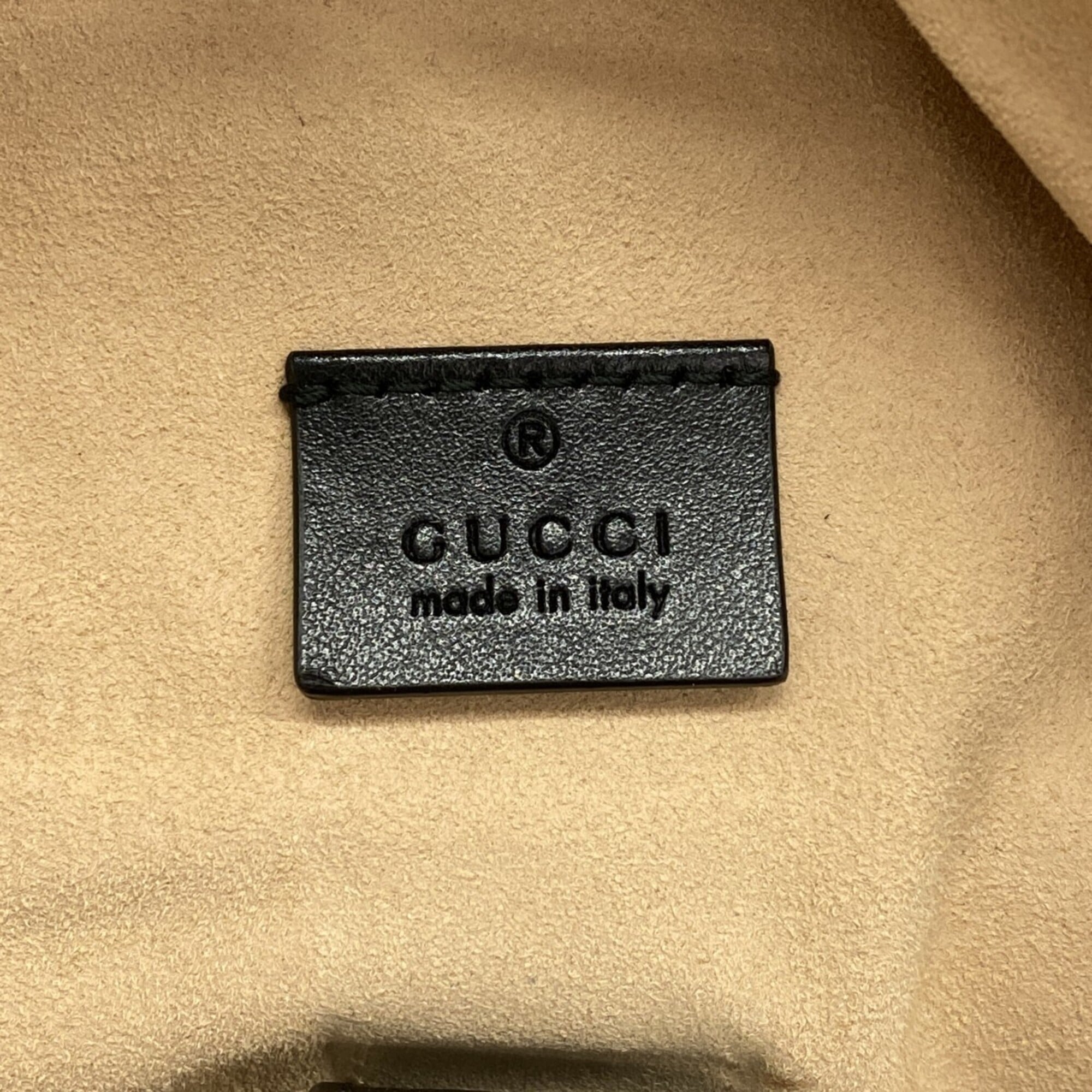 Gucci Black Leather Backpack (Pre-Owned)