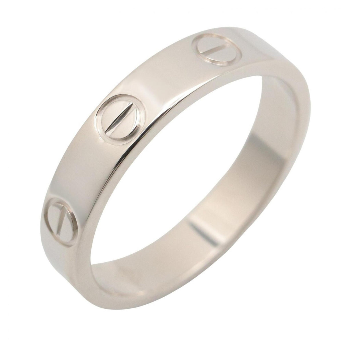 Cartier Silver White Gold (18K) Band Ring (Pre-Owned)