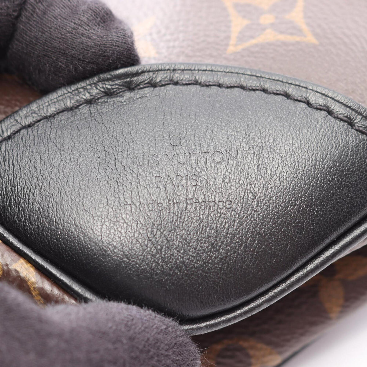 Louis Vuitton Black Brown Coated Canvas Pvc Monogram Leather Handbag Shoulder Bag (Pre-Owned)