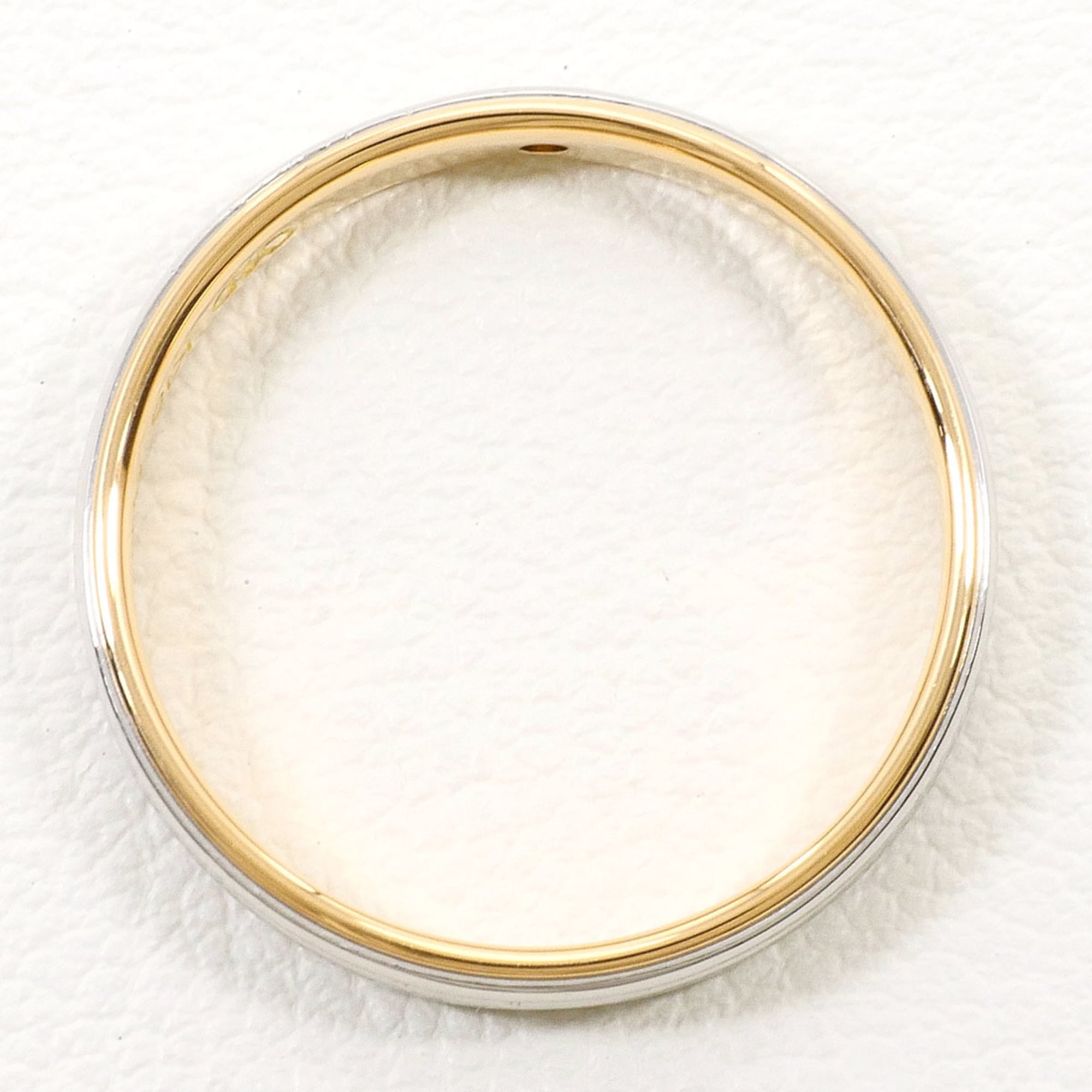 Unbranded Platinum Yellow Gold Yellow Gold (18K) Platinum 900 Band Ring (Pre-Owned)