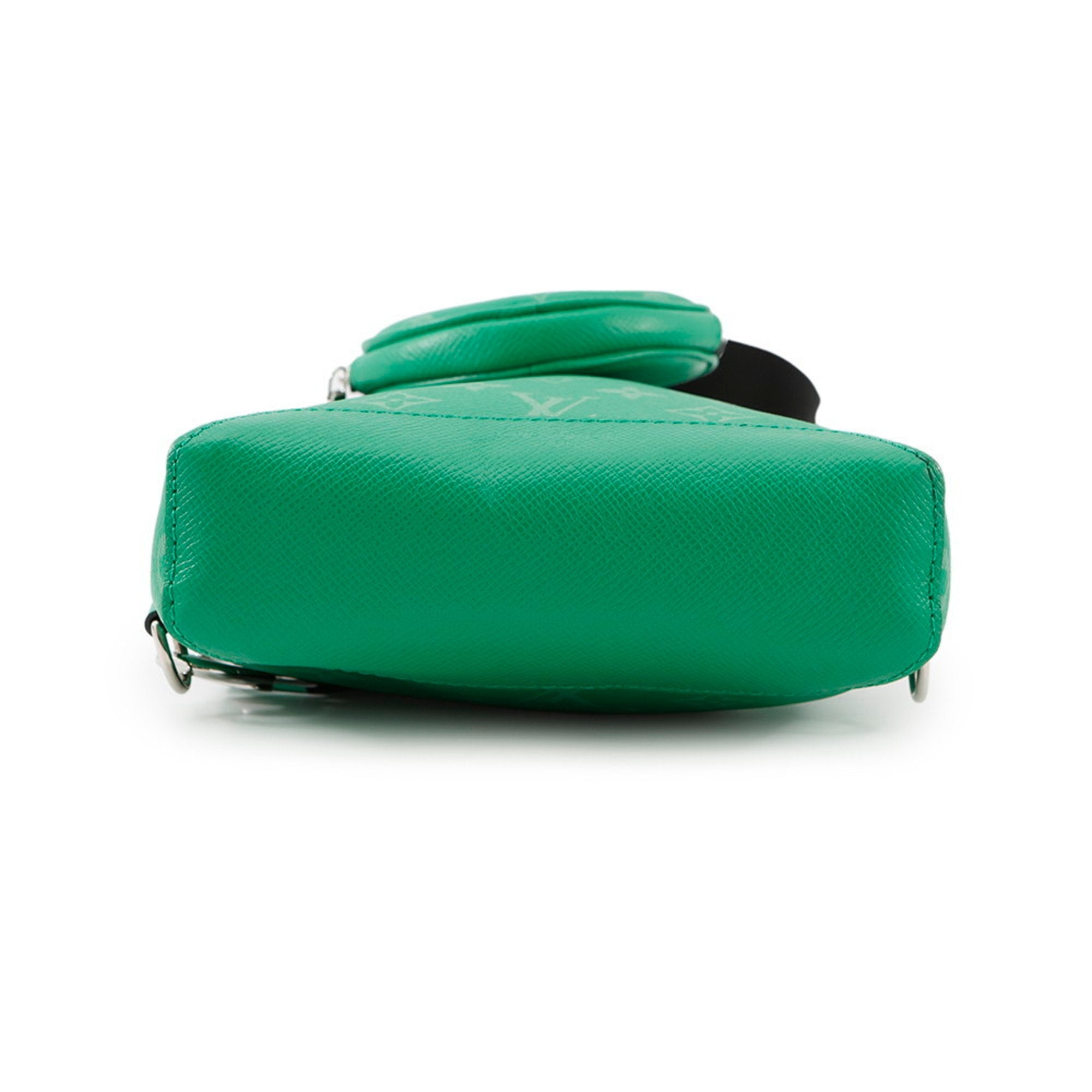 Louis Vuitton Monogram Silver Monogram Taiga Leather Sling Bag (Pre-Owned)