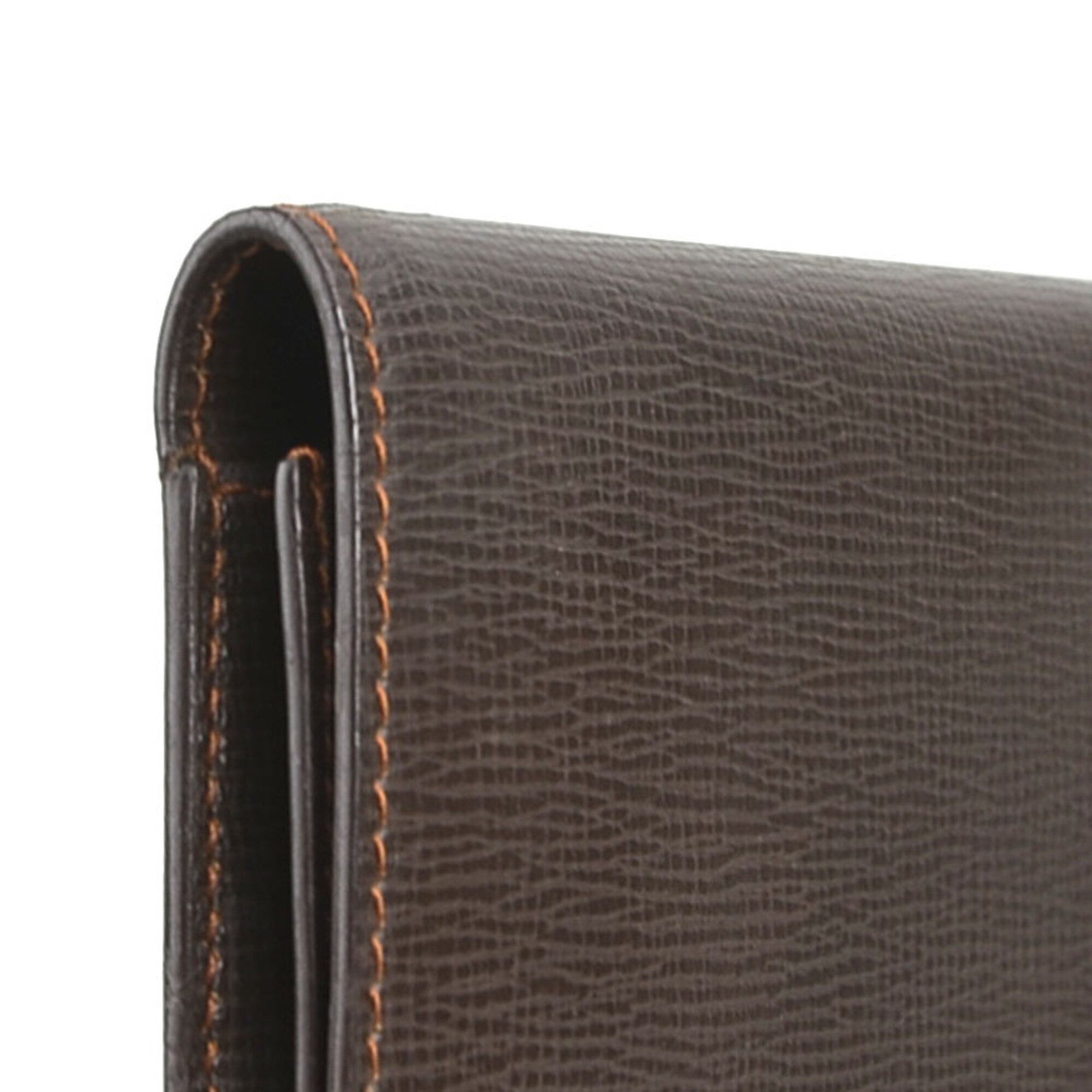 Loewe Dark Brown Leather Clutch Bag (Pre-Owned)