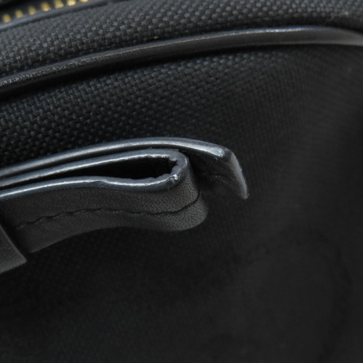 Prada Black Canvas Shoulder Bag (Pre-Owned)