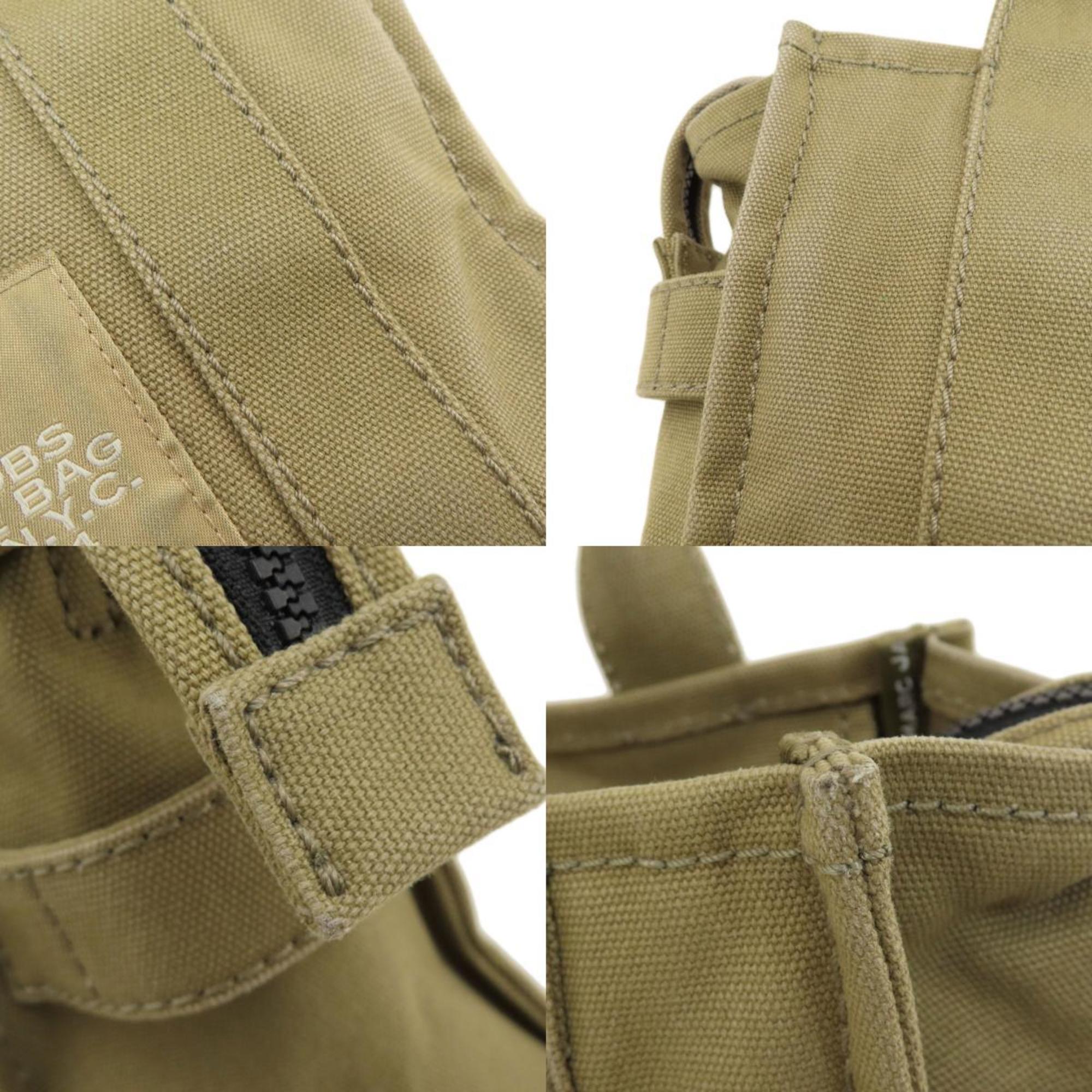 Marc Jacobs Brown Khaki Canvas Handbag Tote Bag (Pre-Owned)
