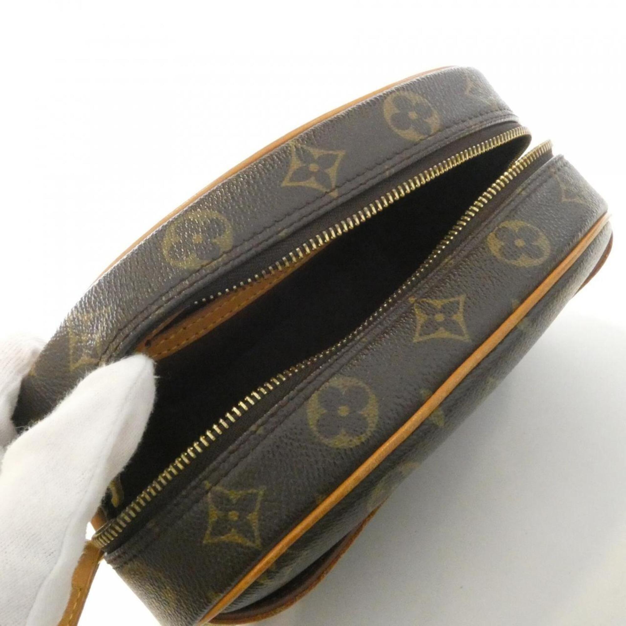 Louis Vuitton Monogram Marron Coated Canvas Shoulder Bag (Pre-Owned)